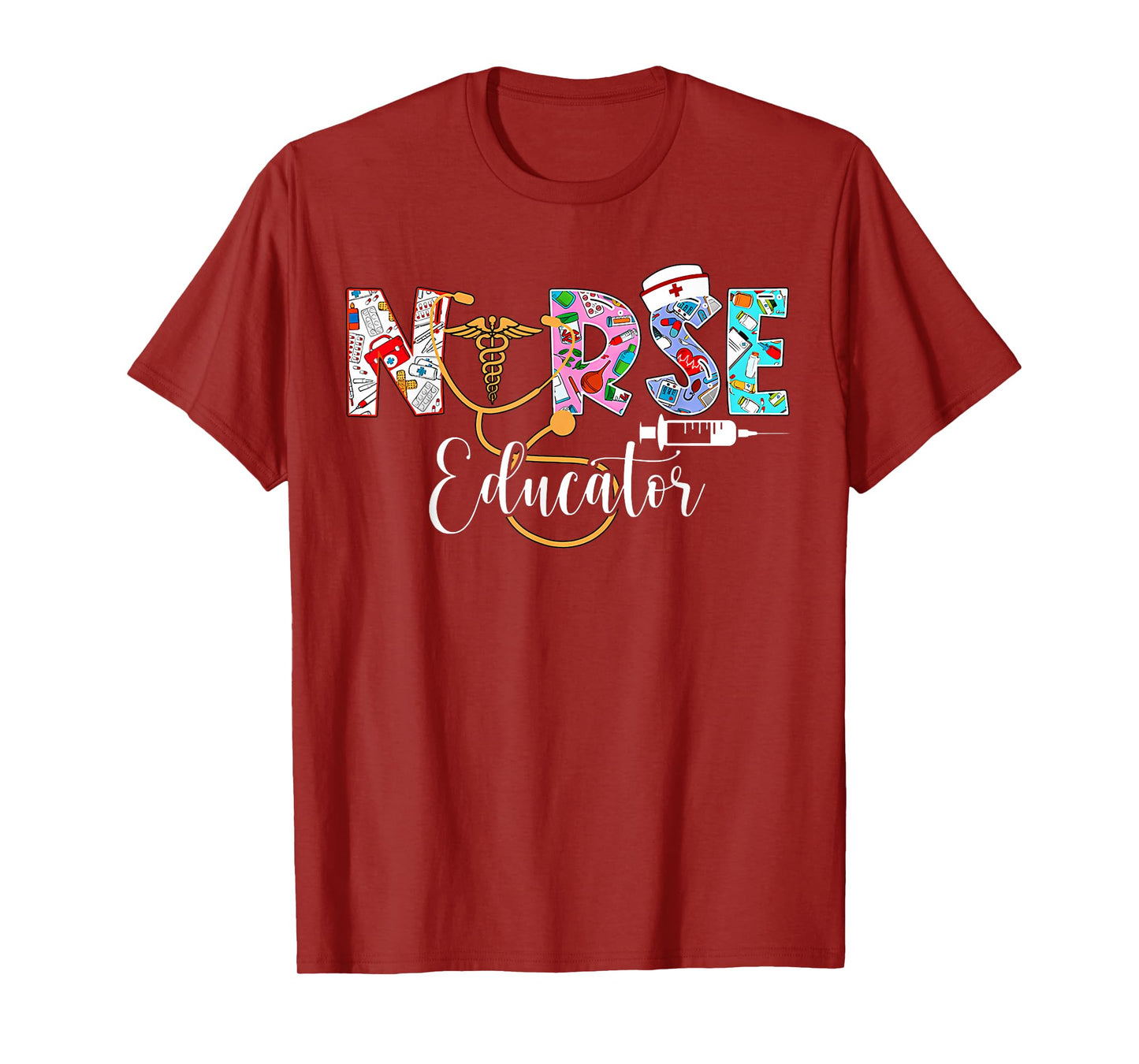 Nurse Educator Nursing School Instructor Stethoscope Nurse T-Shirt
