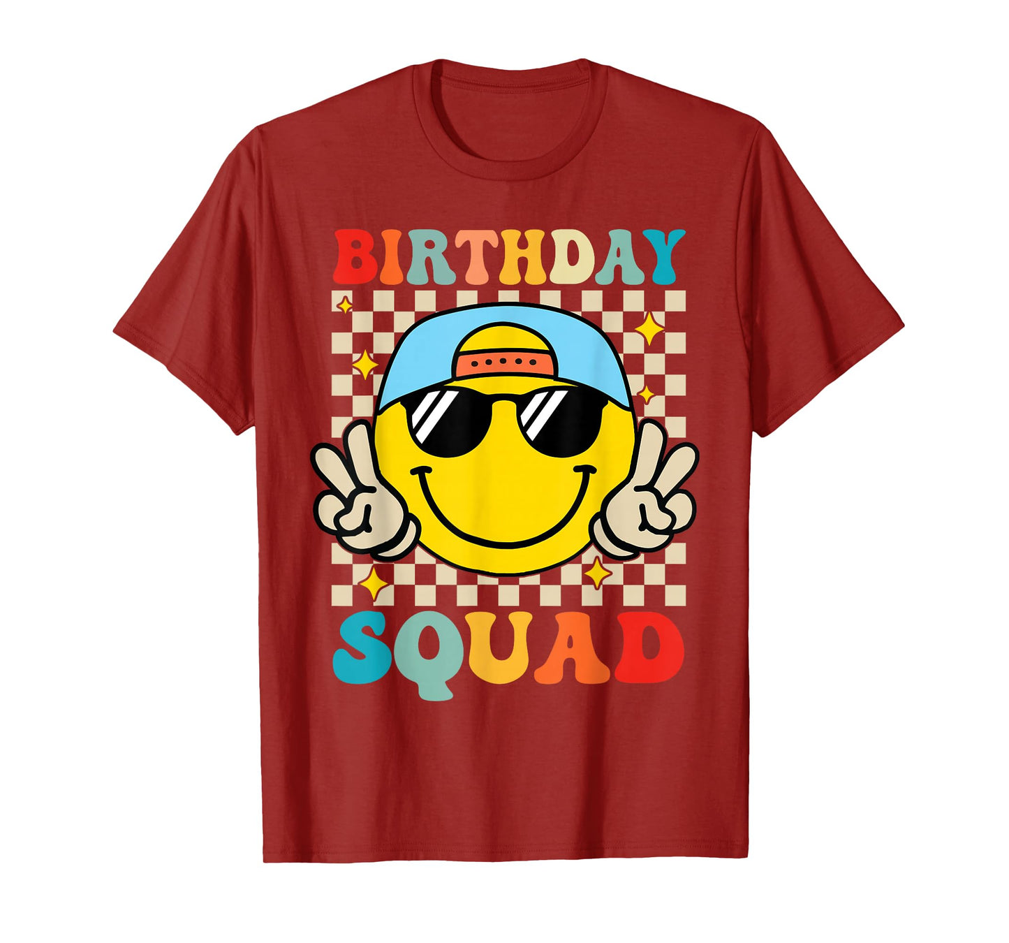 Birthday Squad for Men Women Kids Funny Birthday Matching T-Shirt