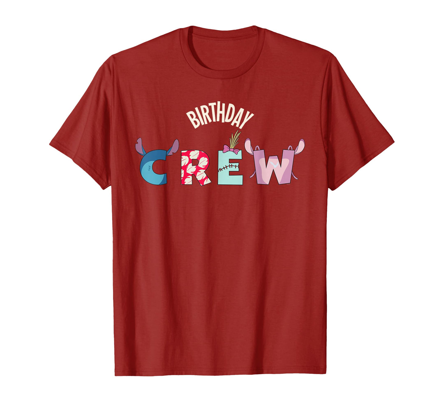 Disney Lilo & Stitch "Birthday Crew" Matching Birthday Party T-Shirt
