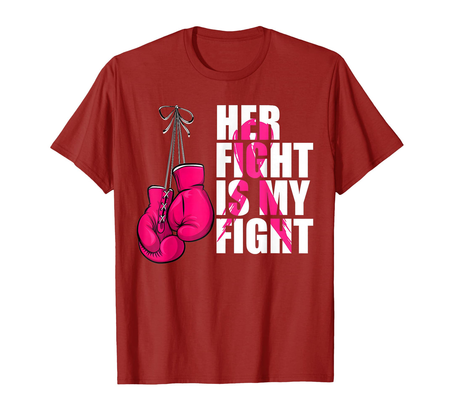 Breast Cancer Awareness Husband Support Squad T-Shirt