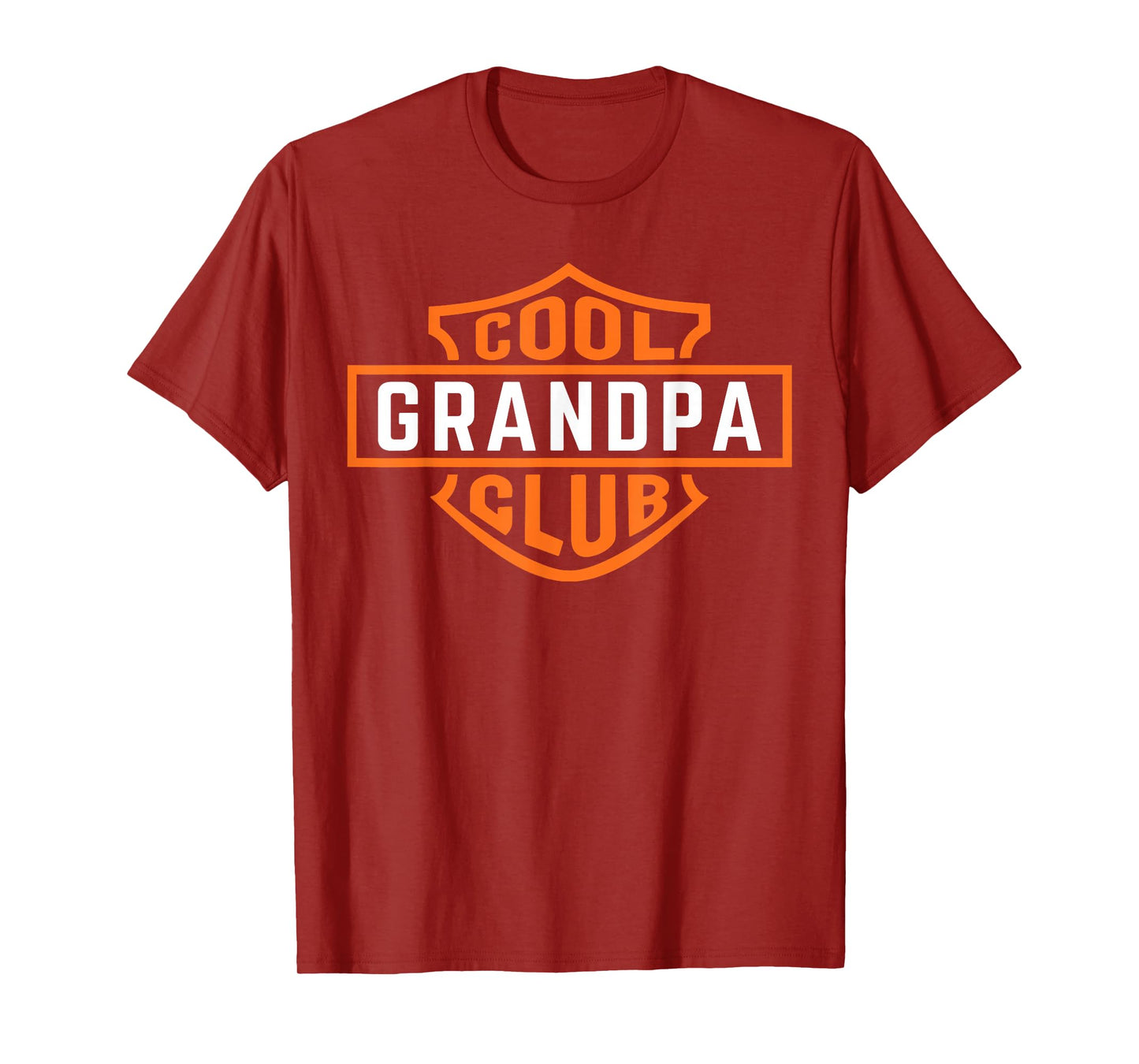 Retro Cool Grandpa Club Grandparents Mens Father's Day T-Shirt