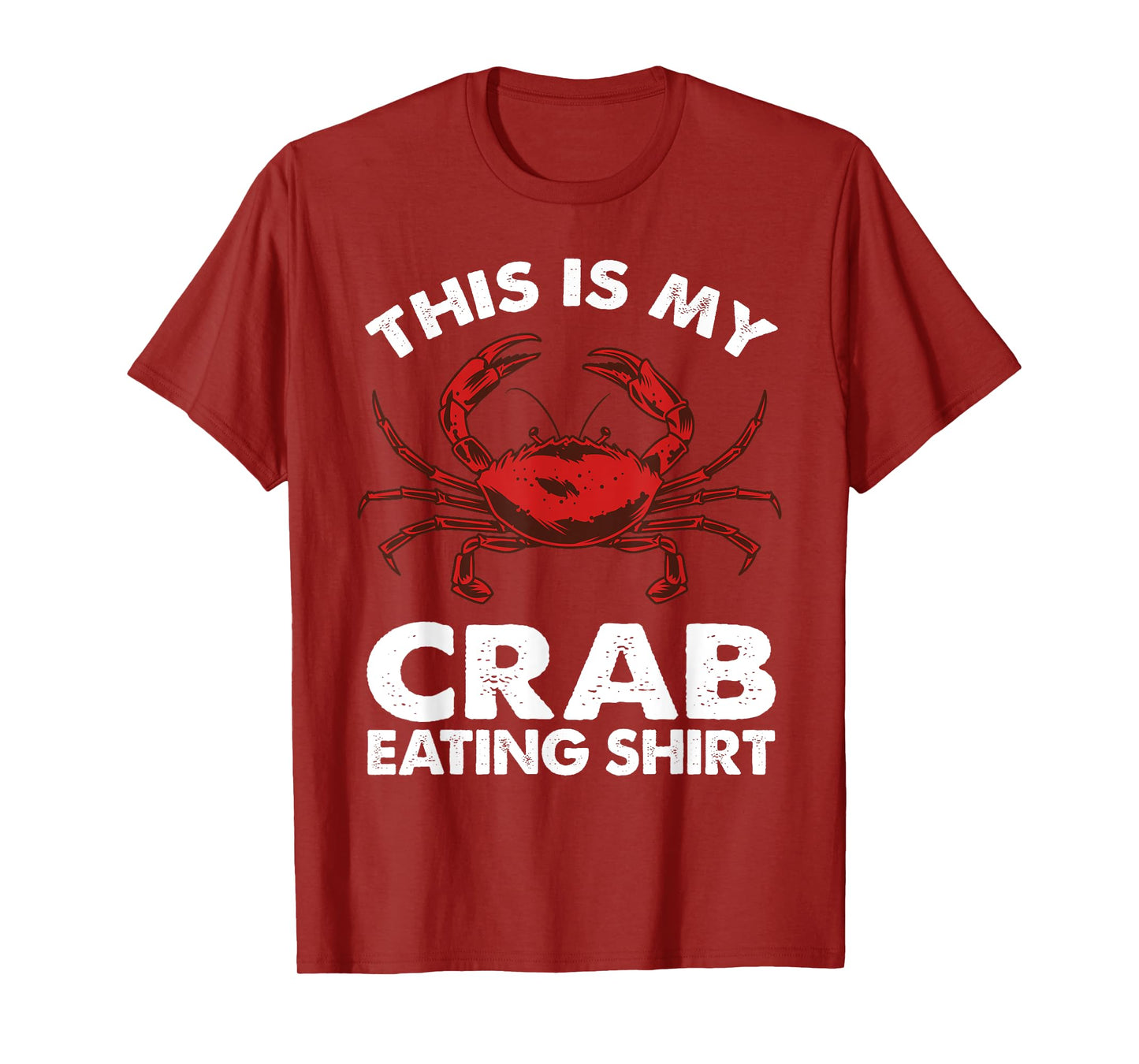 Funny Crab Design for Men Women Adult Crab Seafood Crab Love T-Shirt