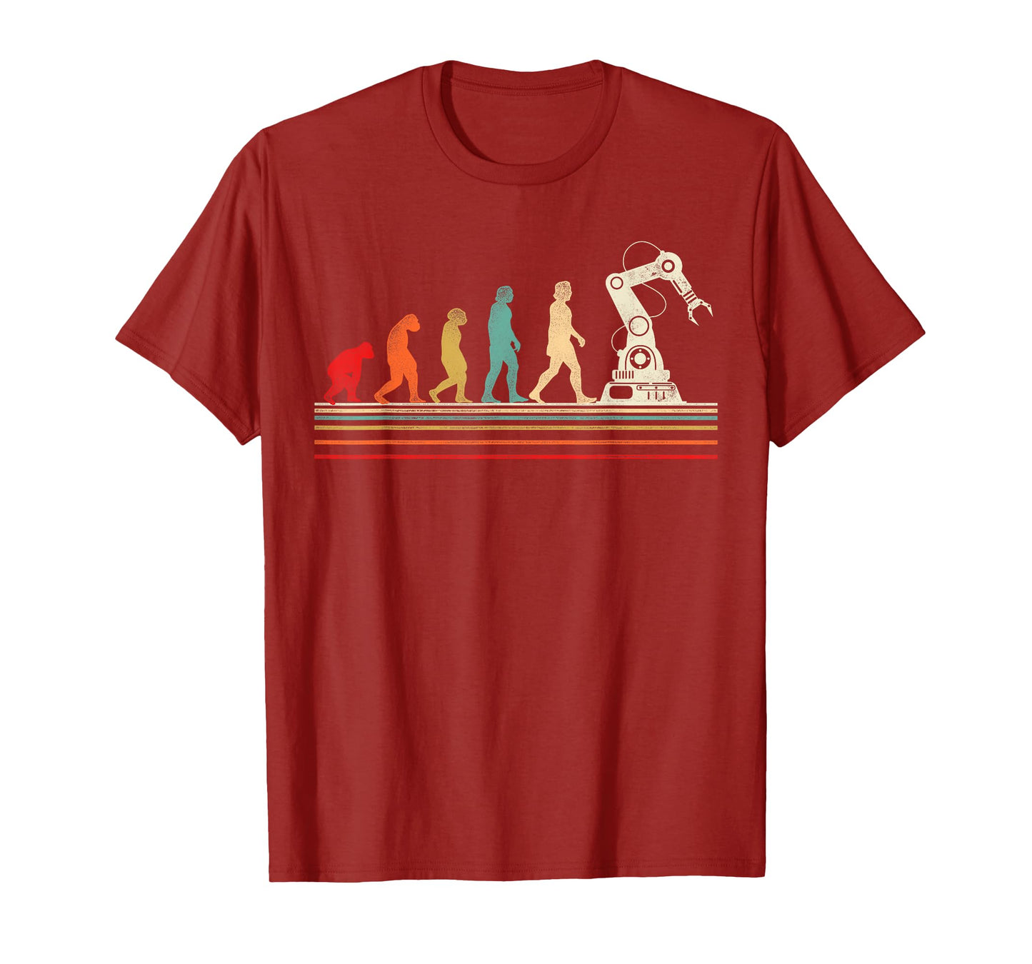 Robot Robotics Engineer Retro Vintage T-Shirt