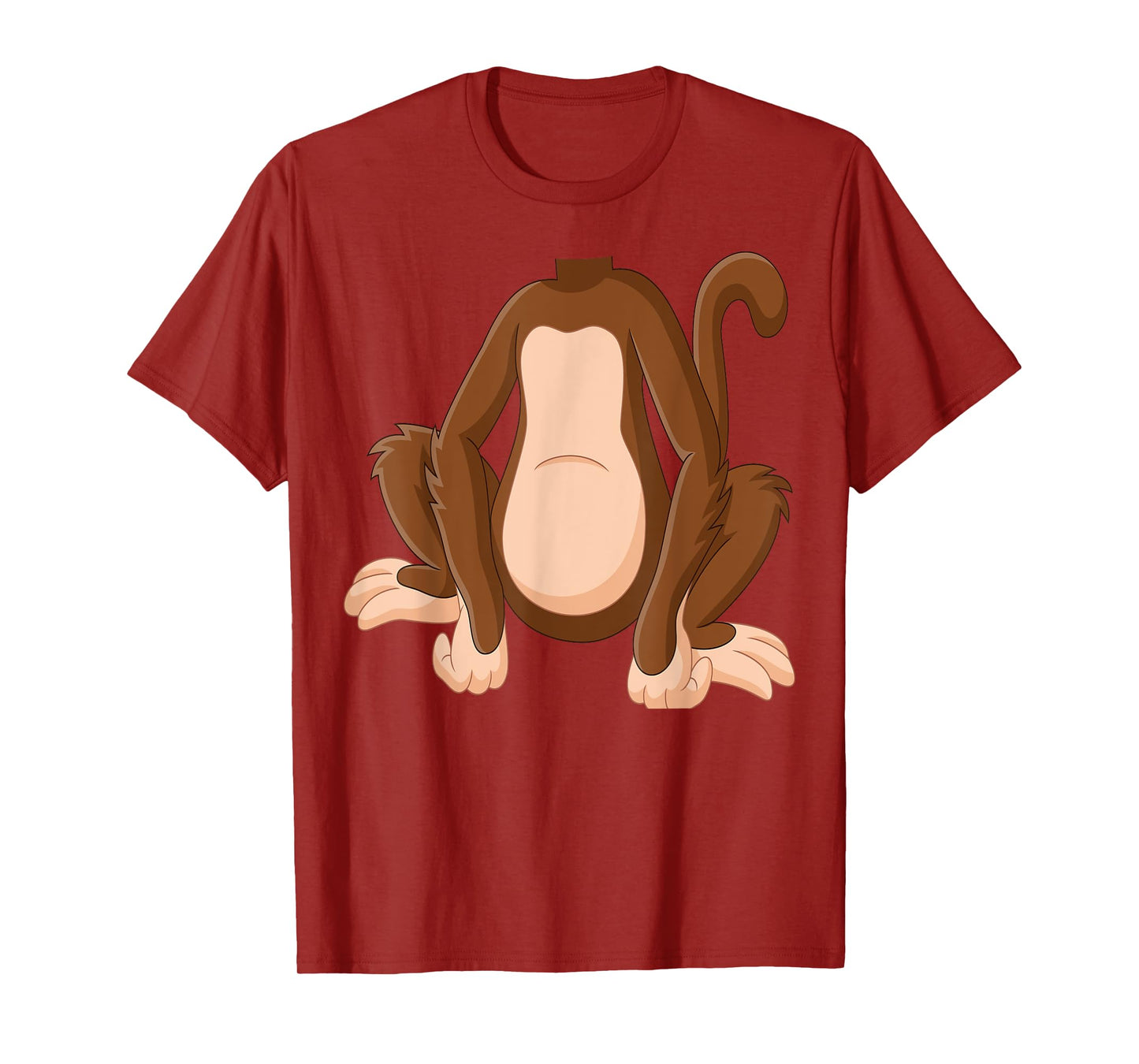 Monkey Shirt Adult Kids Men Women Monkey Costume T-Shirt