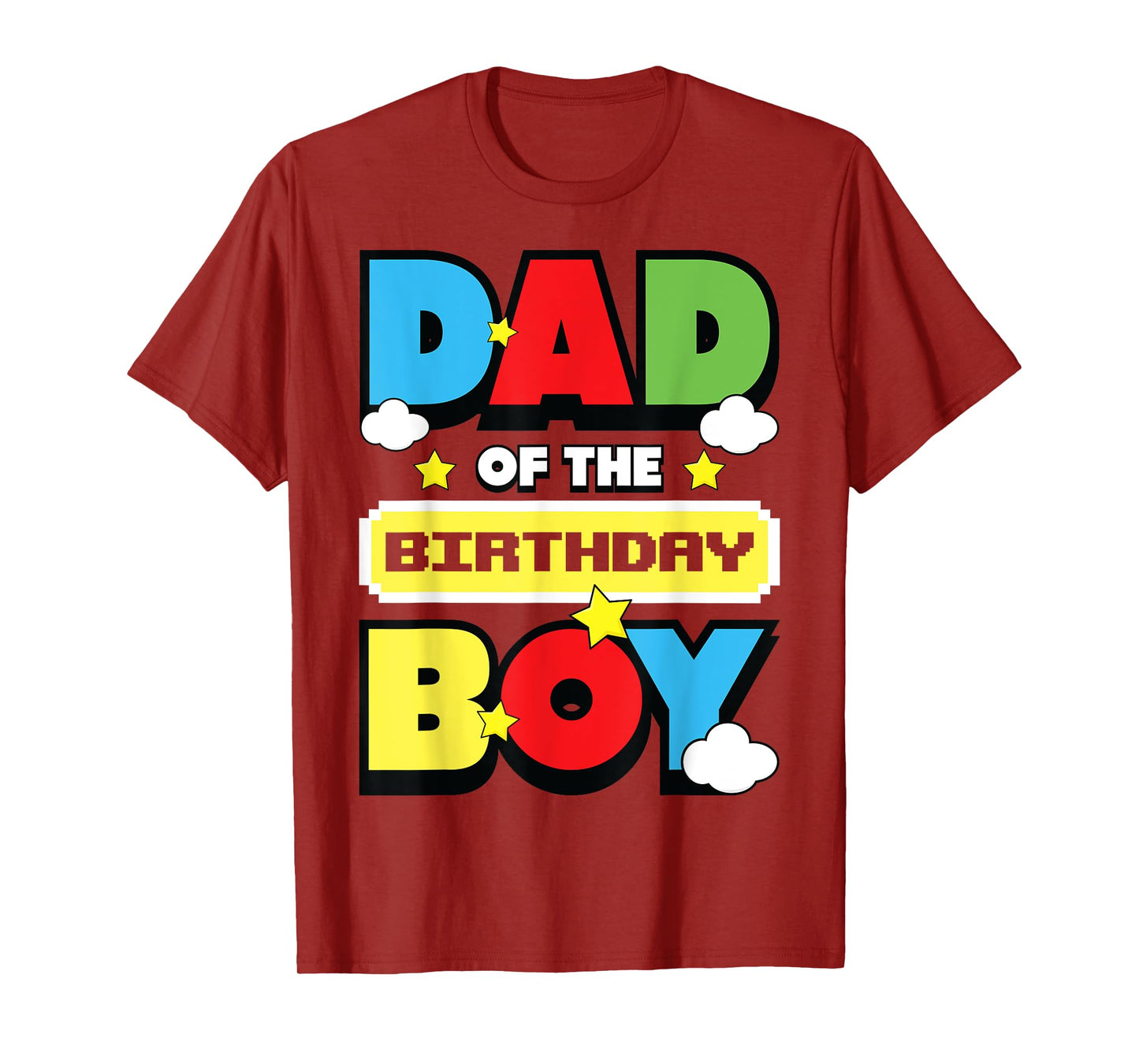 Dad And Mom Birthday Boy Party Decor Family Matching T-Shirt