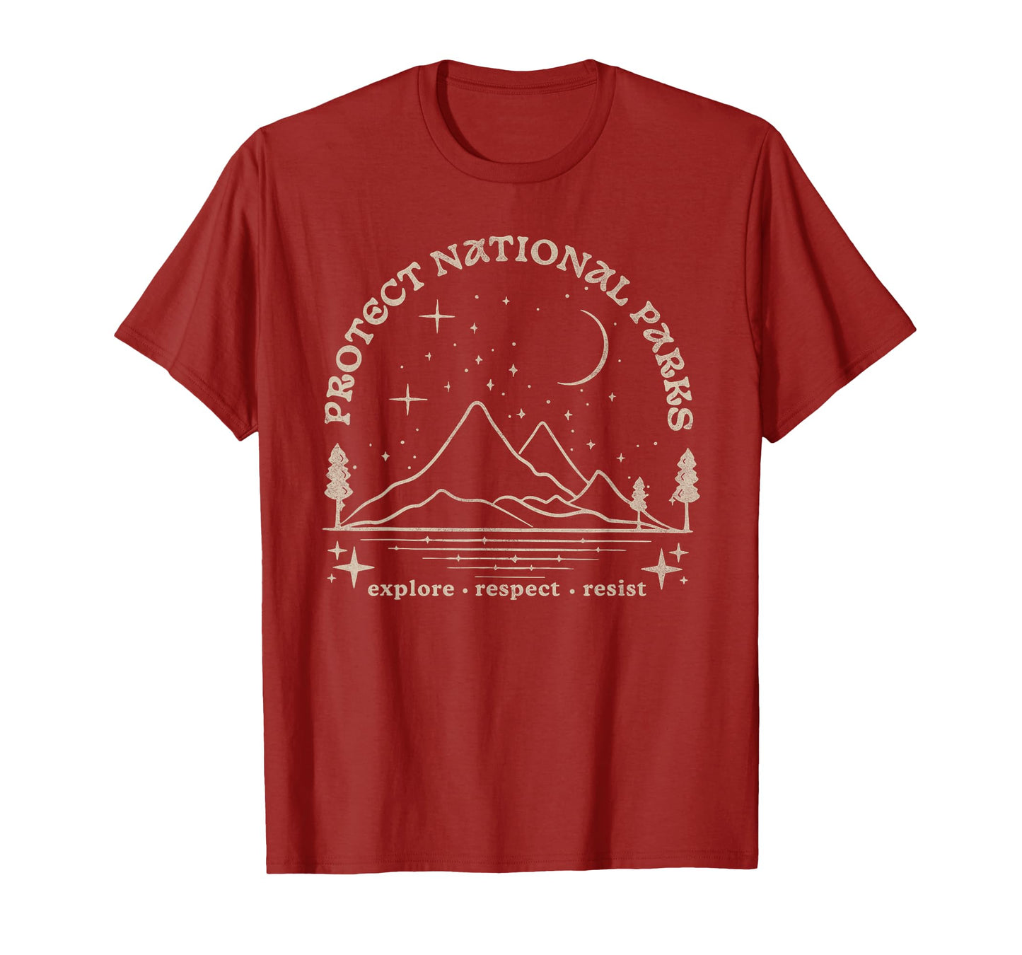 Resist Protect Our National Parks Graphic Anti Trump 86 47 T-Shirt