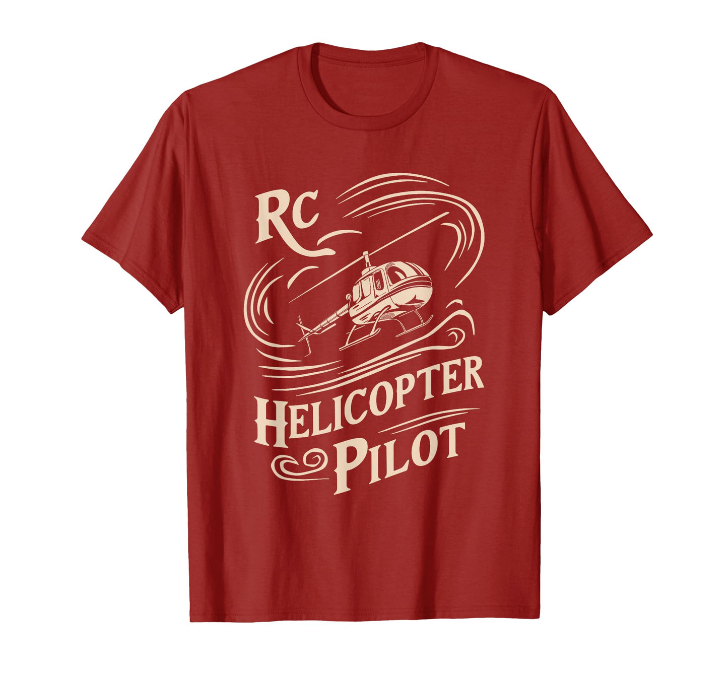 Remote Controlled Flying Funny RC Helicopter Pilot T-Shirt