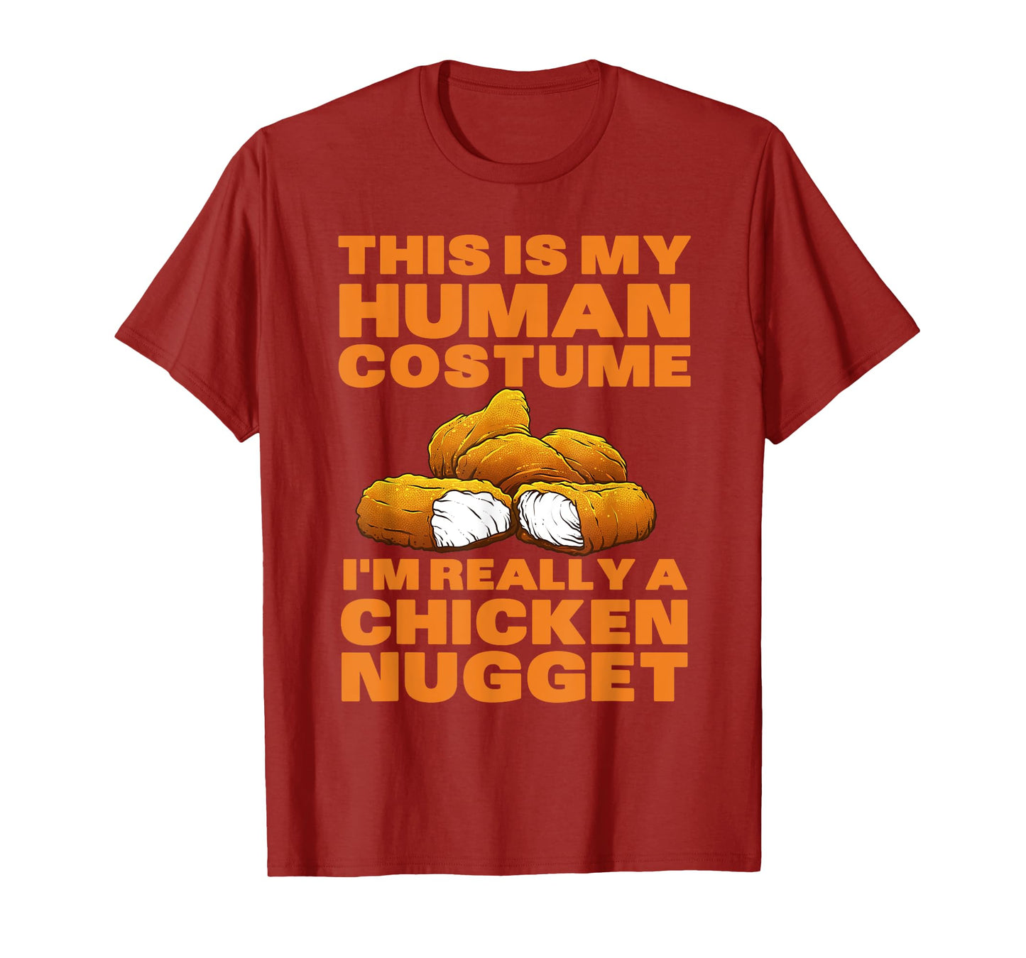Chicken Nugget Art For Men Women Kids Chicken Nugget Costume T-Shirt