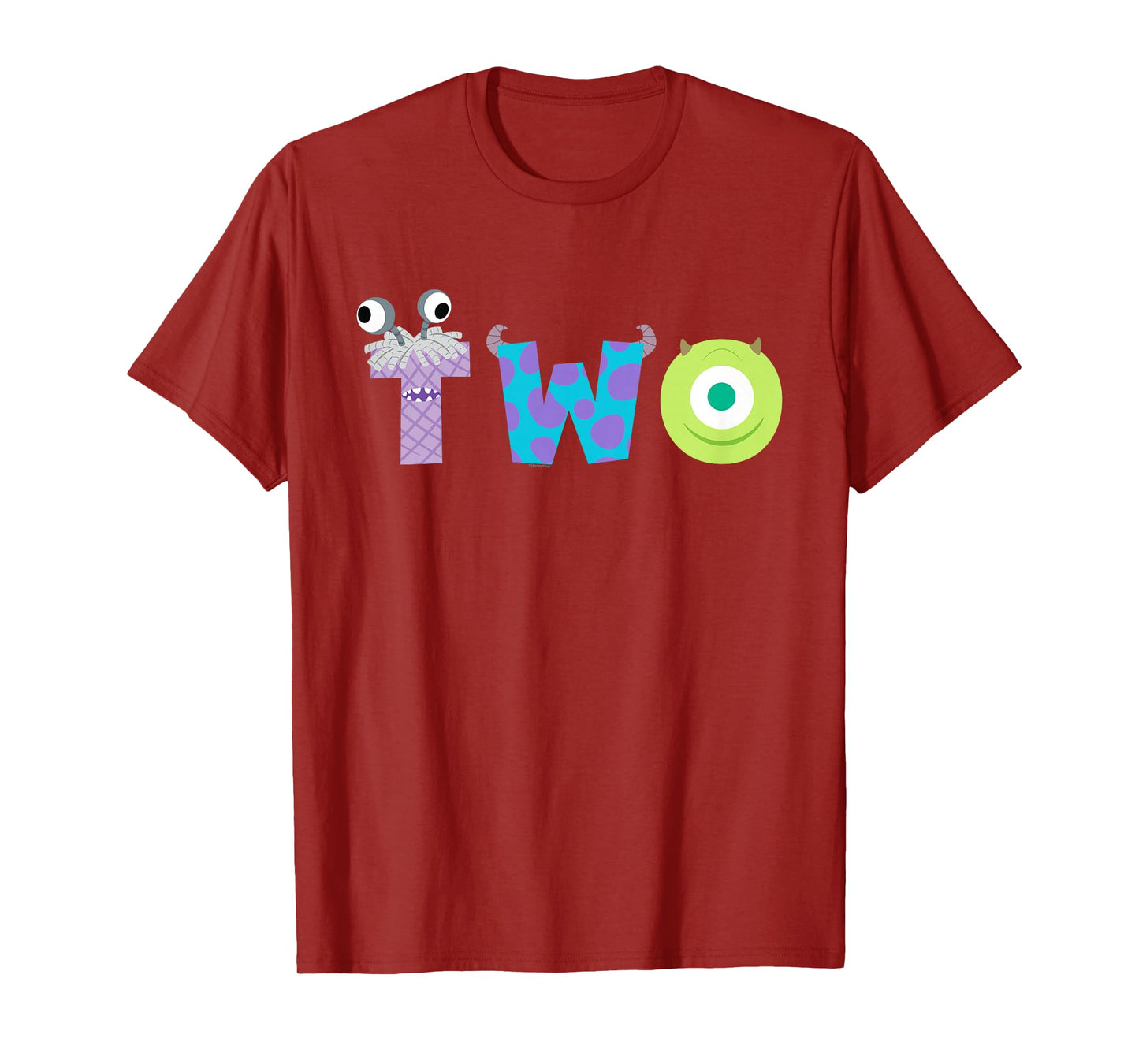 Disney & Pixar's Monsters, Inc. Numbers 2nd Second Birthday T-Shirt