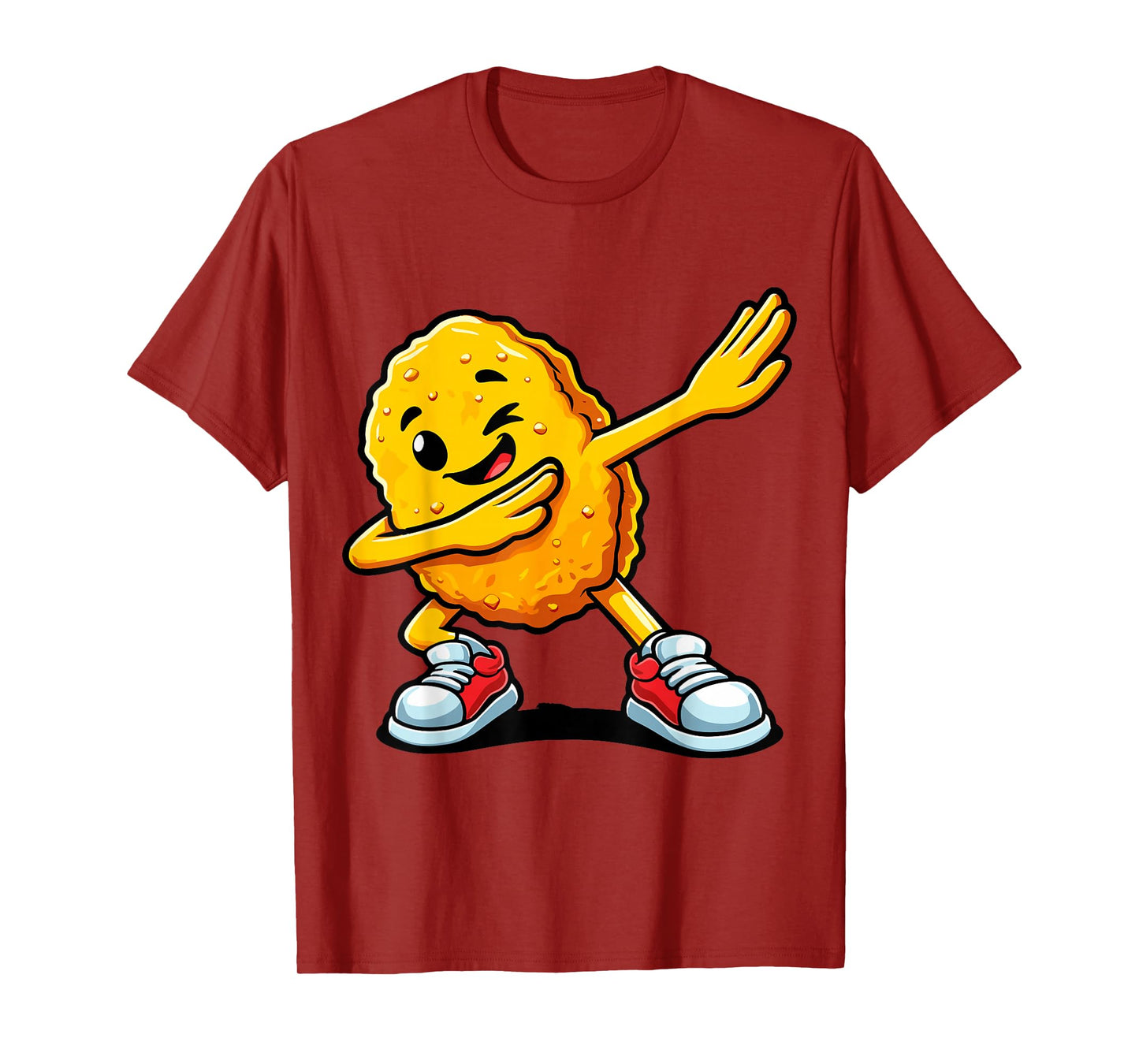 Humorous Chicken Nugget lover Gifts Unisex-Child Modern Classic Yellow Cartoon Lover T-Shirt