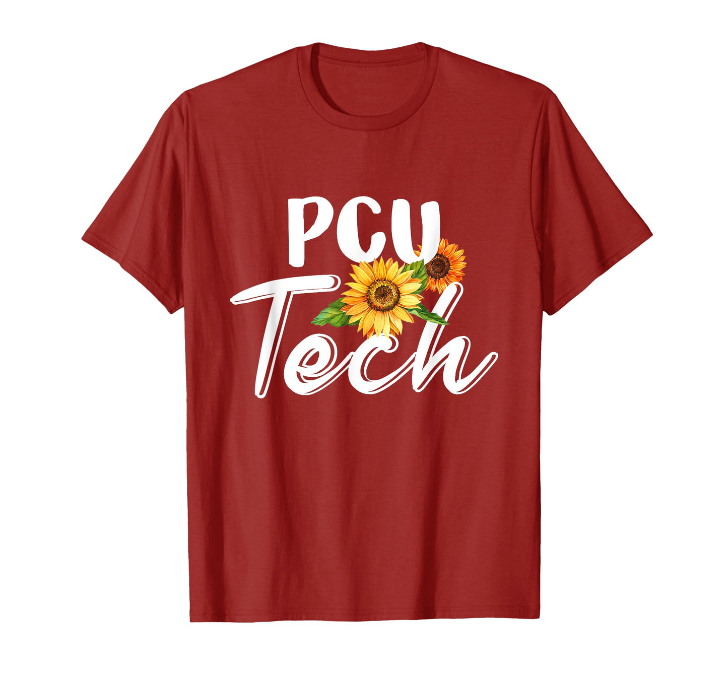 Cute PCU Tech With Sunflower Vintage T-Shirt