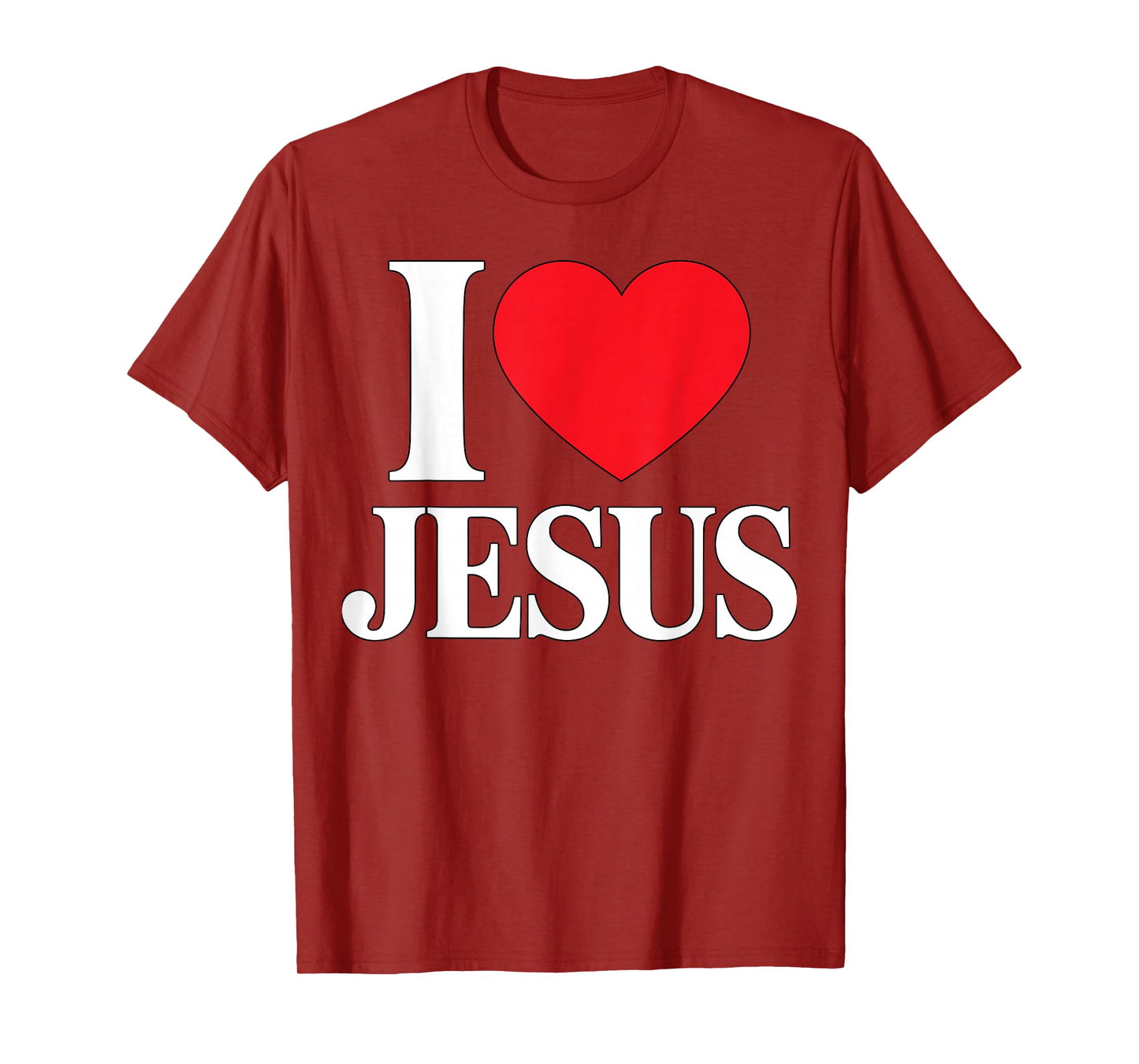 I Love Jesus Christian Faith T-Shirt