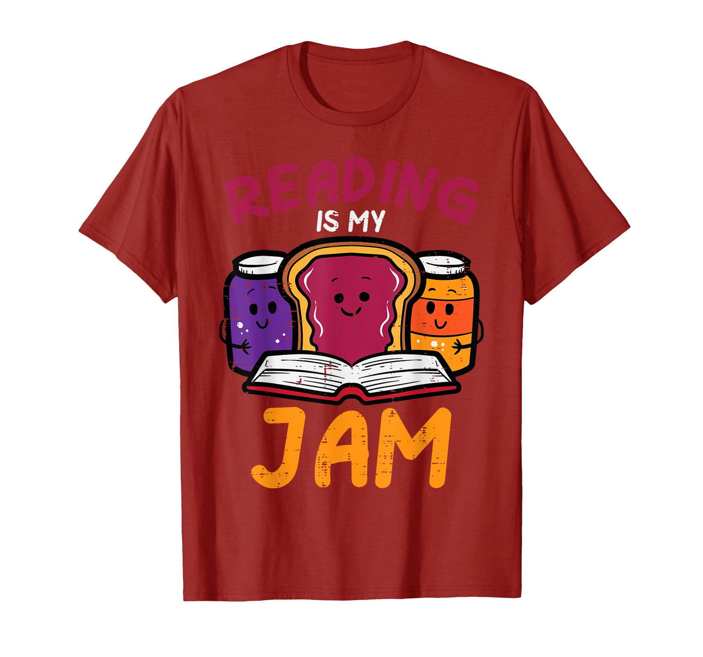 Reading My Jam Read Reading Book Librarian Men Women Kids T-Shirt