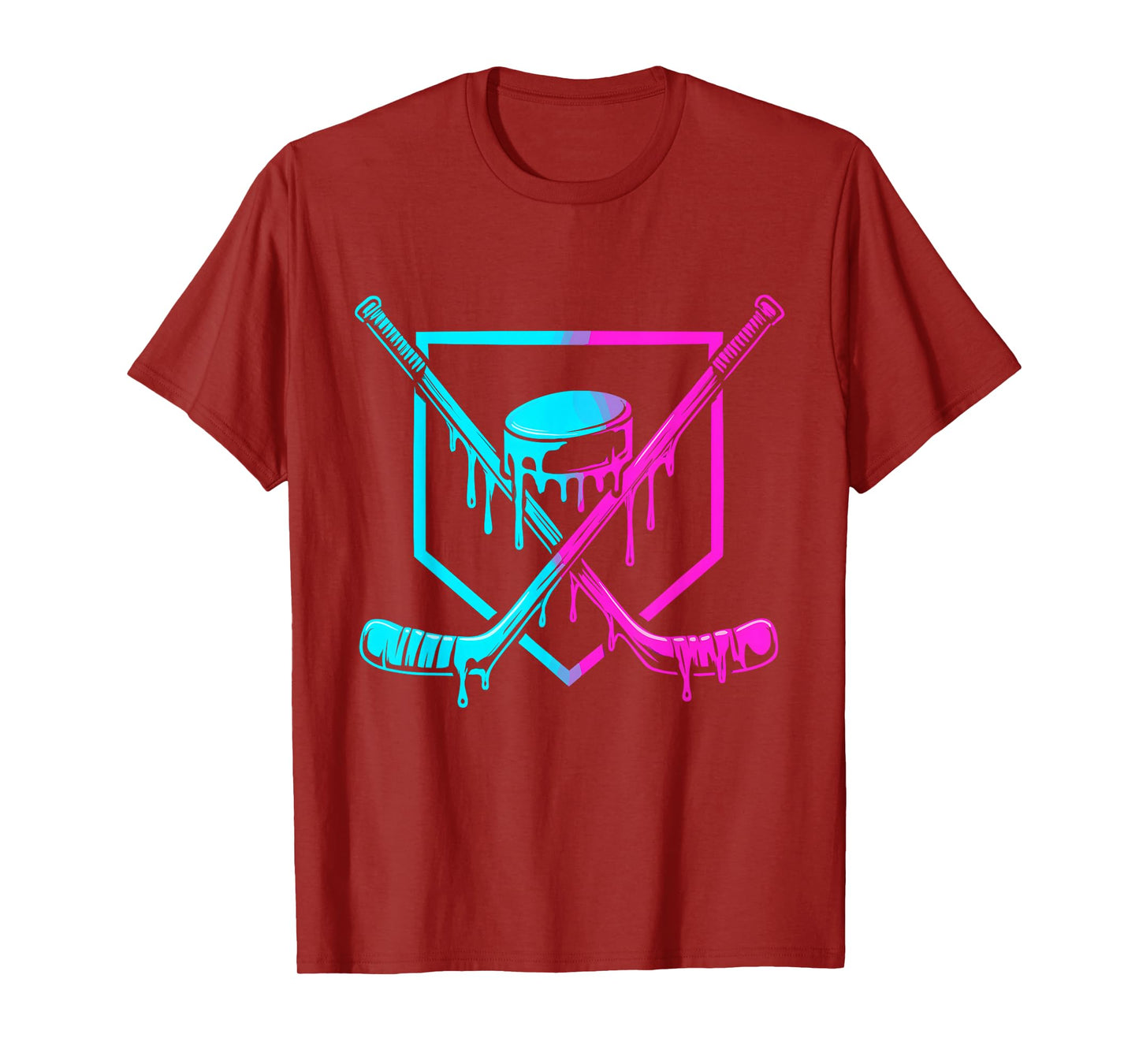 Hockey Drip for Boys Ice Cream Drip Youth Boys Hockey Kids T-Shirt