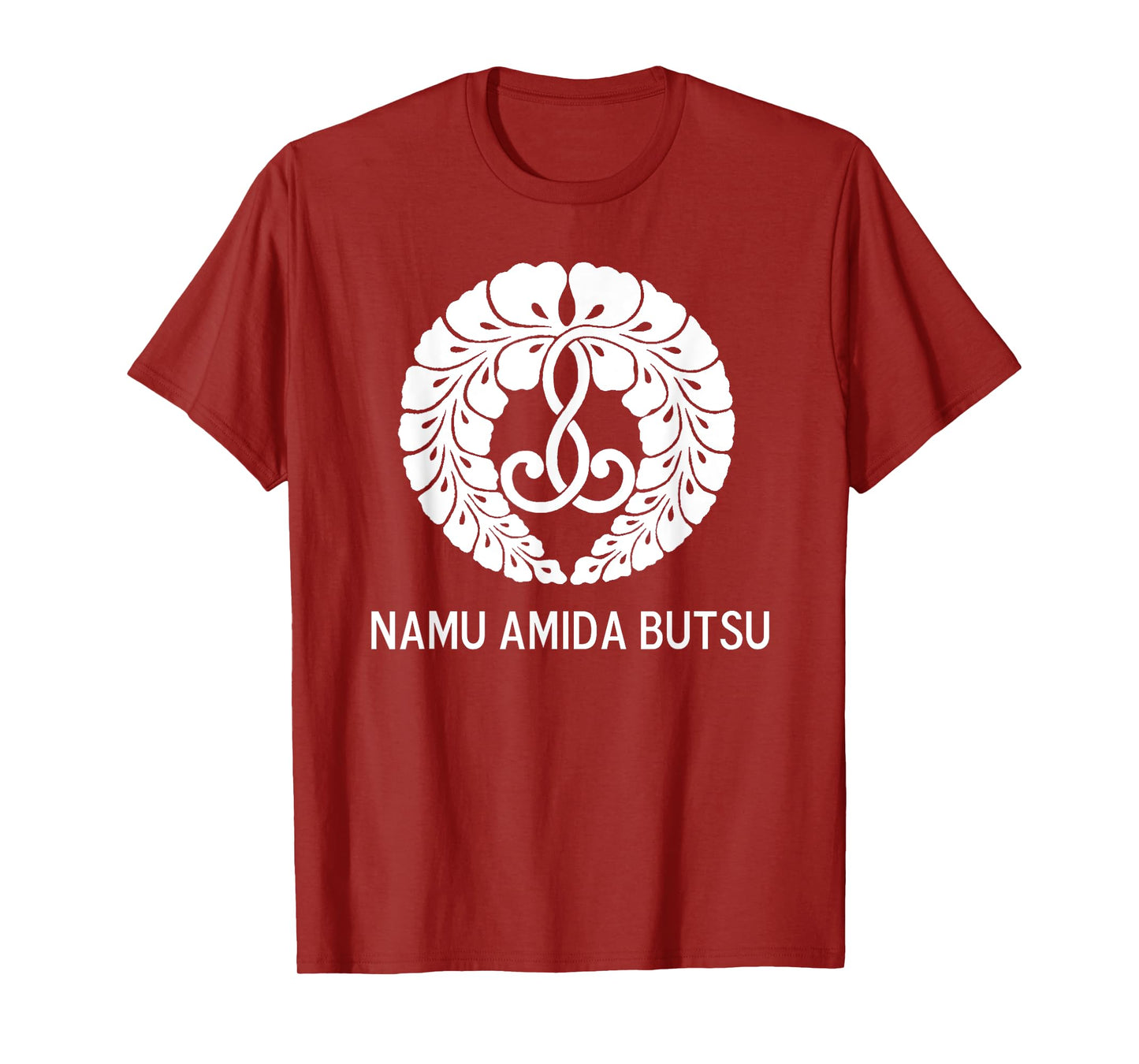 Wisteria Crest - Namu Amida Butsu - Design by Borgman T-Shirt