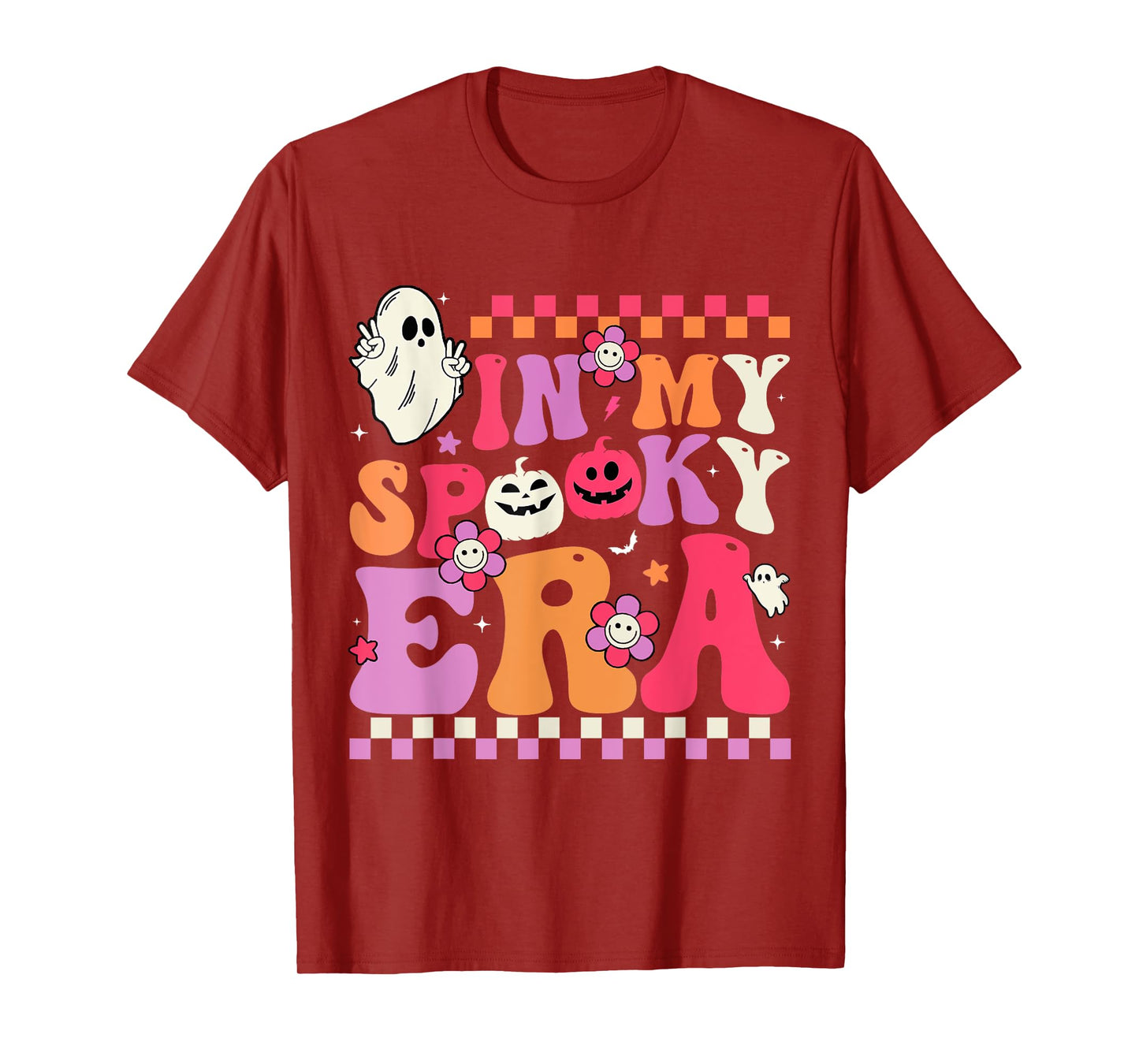 In My Spooky Era Women Men Kids Halloween Pumpkin Funny T-Shirt