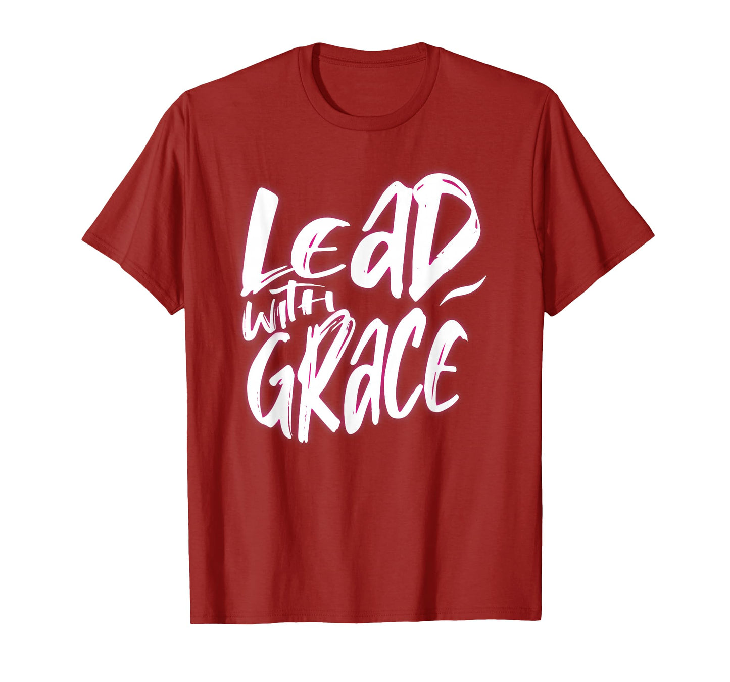 Lead with Grace, Christian Woman T-Shirt