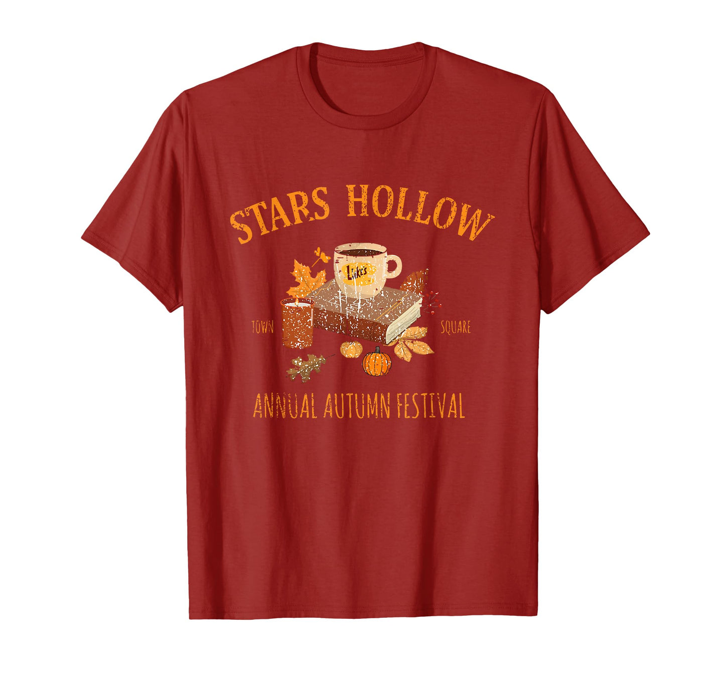 Funny Stars Hollow Annual Autumn Festival Book Fall Bookish T-Shirt