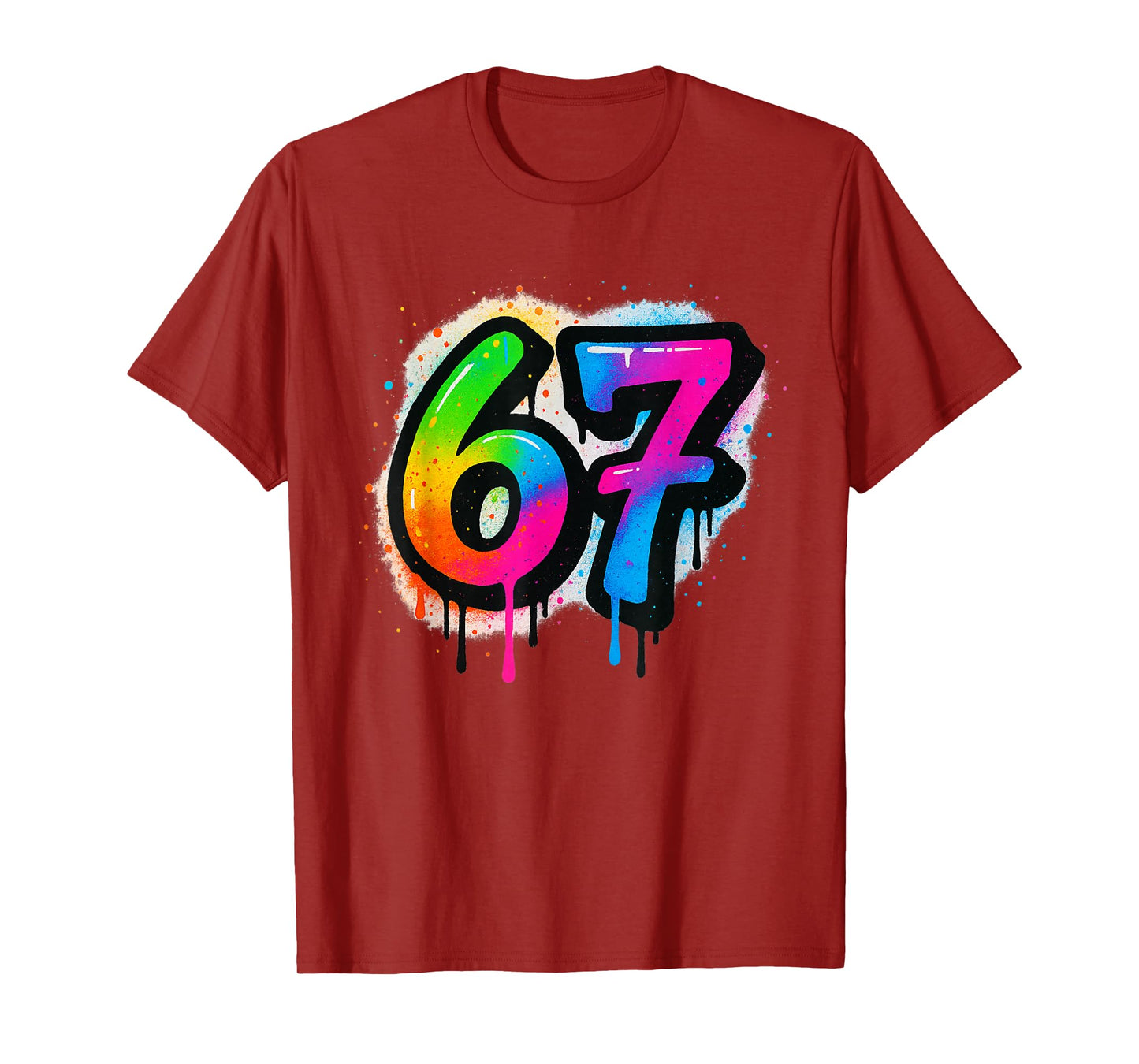 67 Six Seven 6 7 Meme Design Funny 6 7 T-Shirt