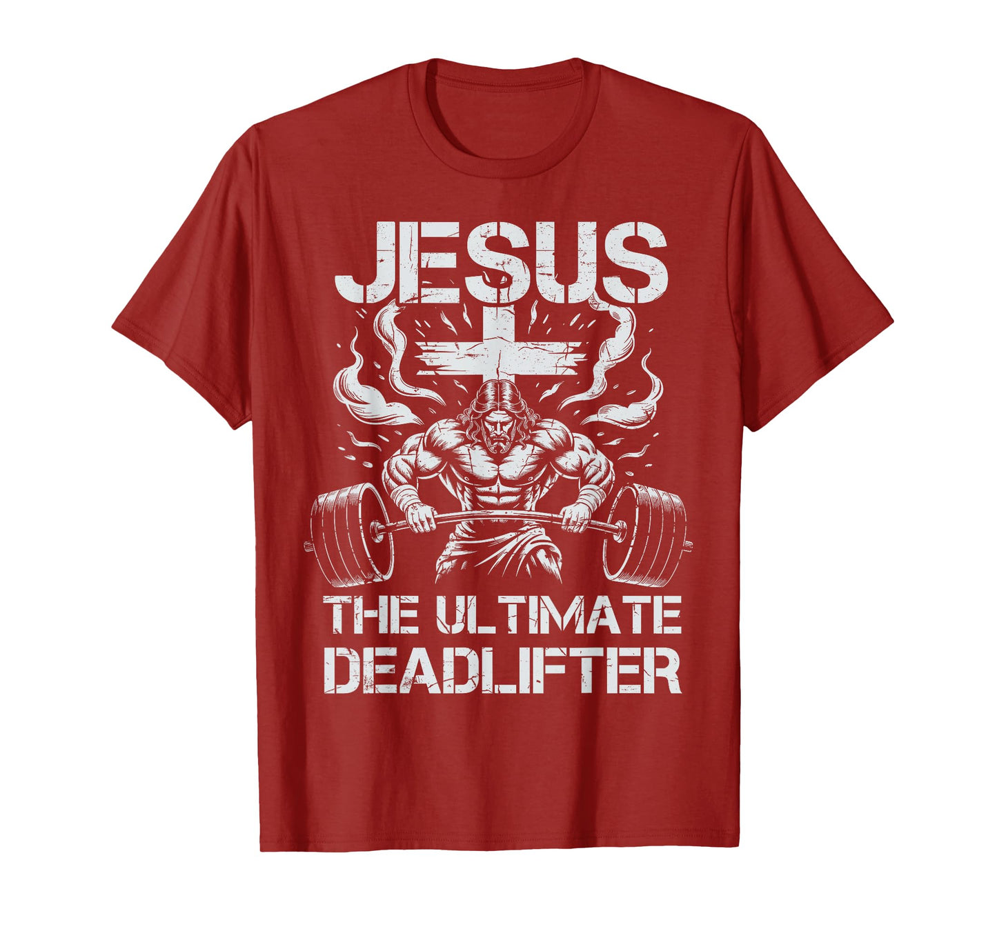 Christian Gym Jesus The Ultimate Deadlifter Workout Funny T-Shirt