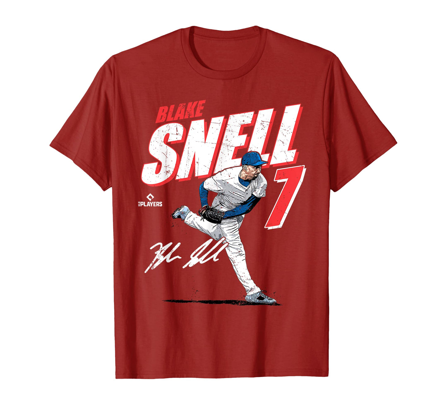 Blake Snell | Los Angeles D MLB Baseball Player | MLBBSN204M T-Shirt