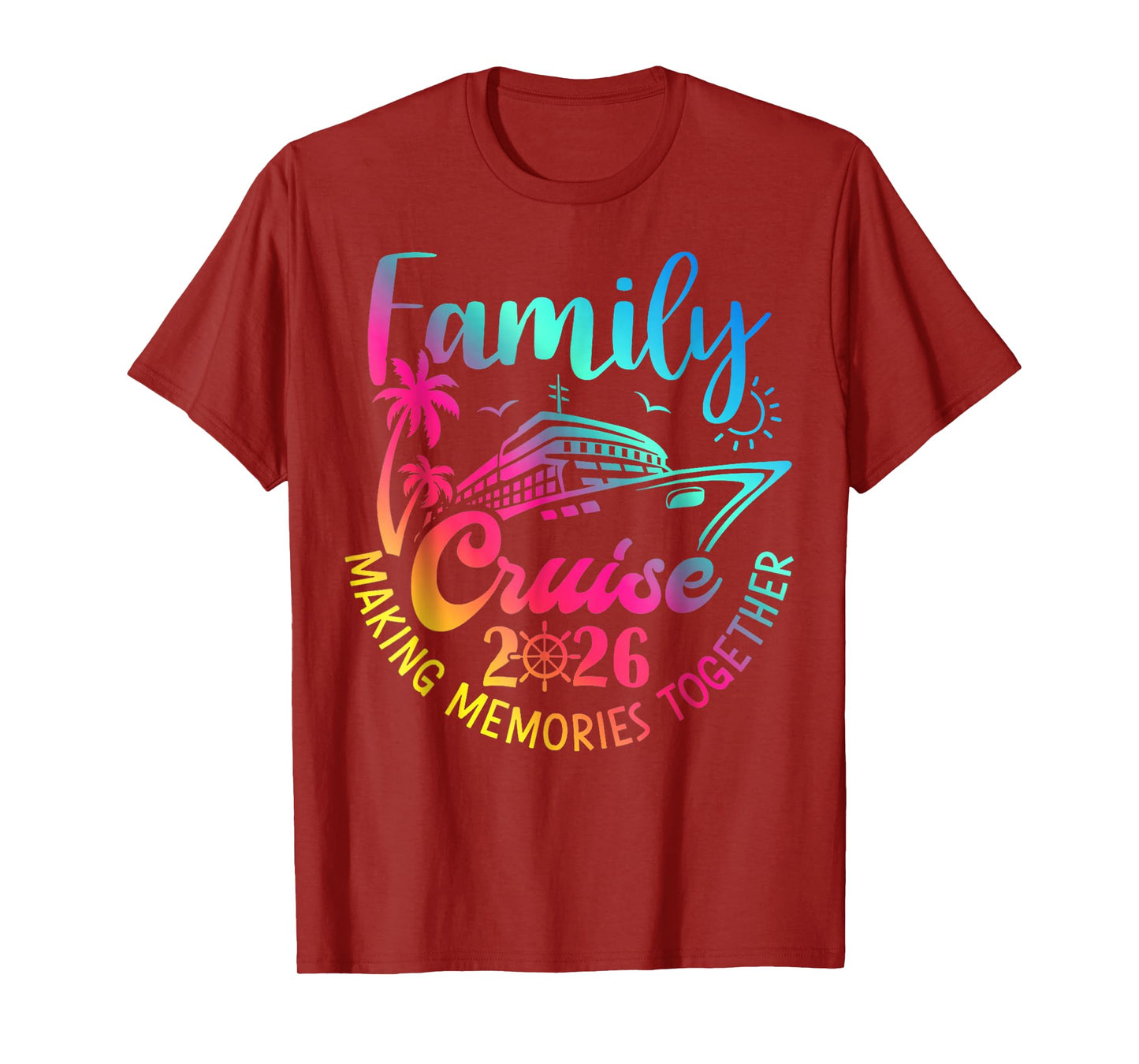 Family Cruise 2026 Summer Vacation Matching Family Cruise T-Shirt