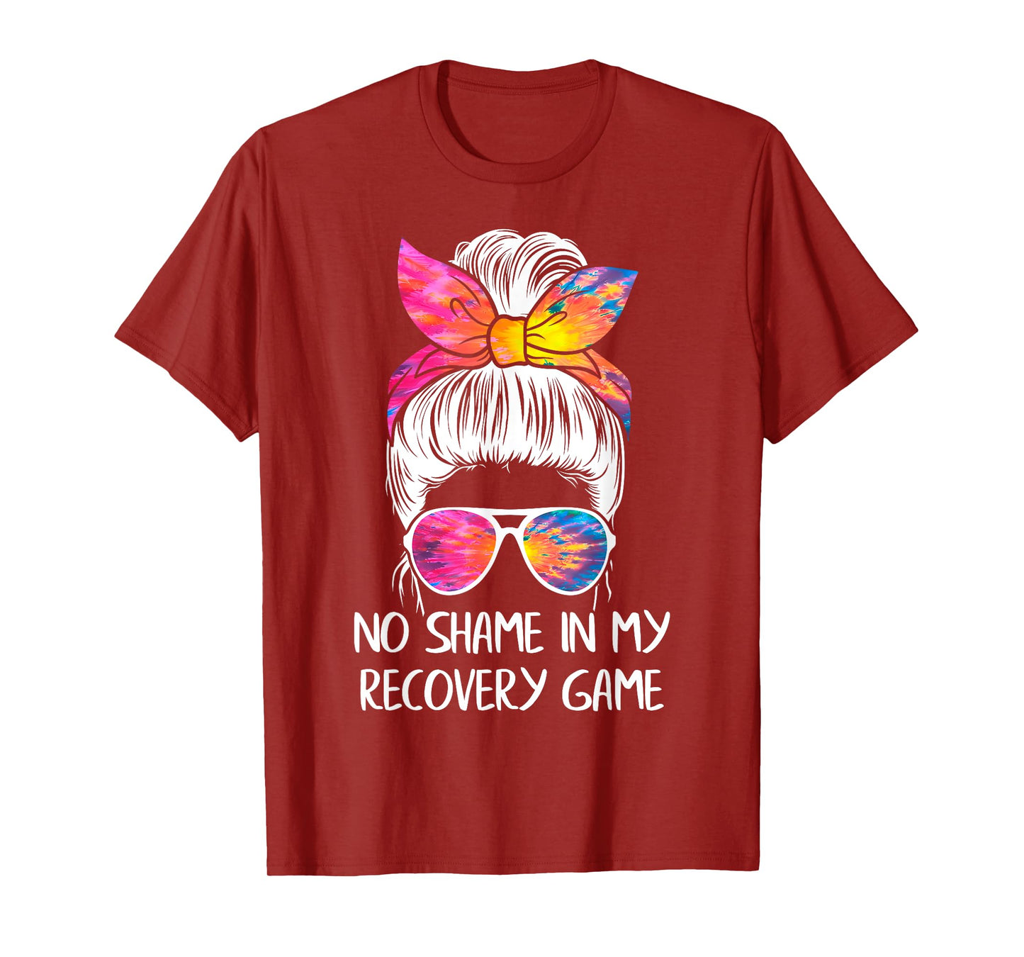 No Shame In My Recovery Game - Sobriety AA NA Anniversary T-Shirt