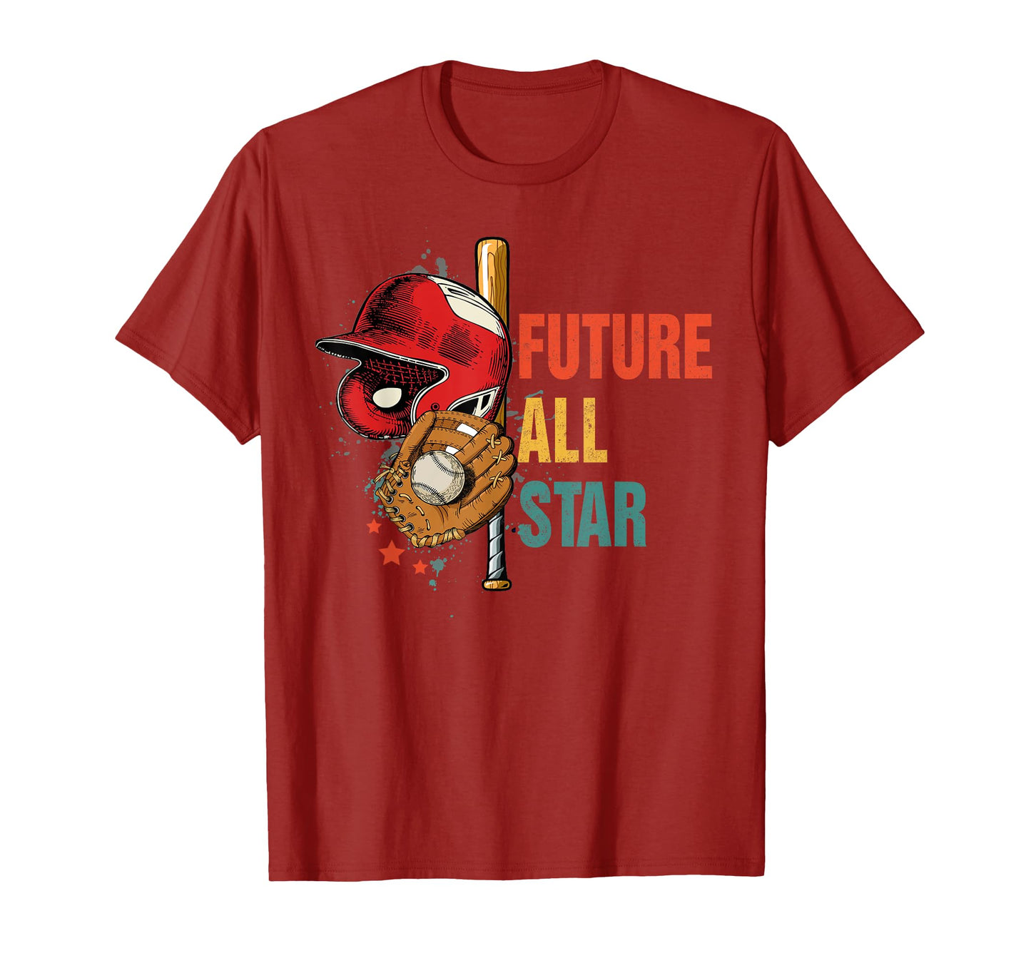 Baseball Lover Baseball Player Game Day Future All A Star T-Shirt