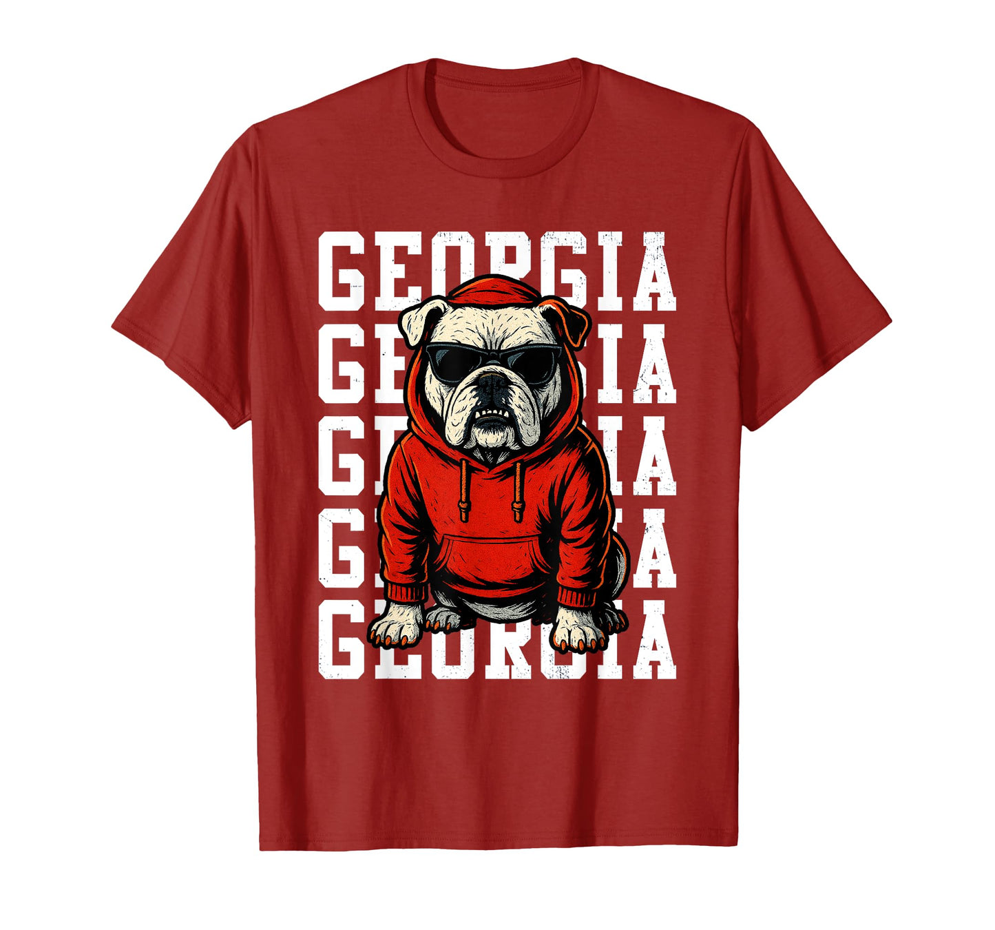 Dawgline Ghost, Redlayer March Built In Silence Love Bulldog Men Women Kids T-Shirt