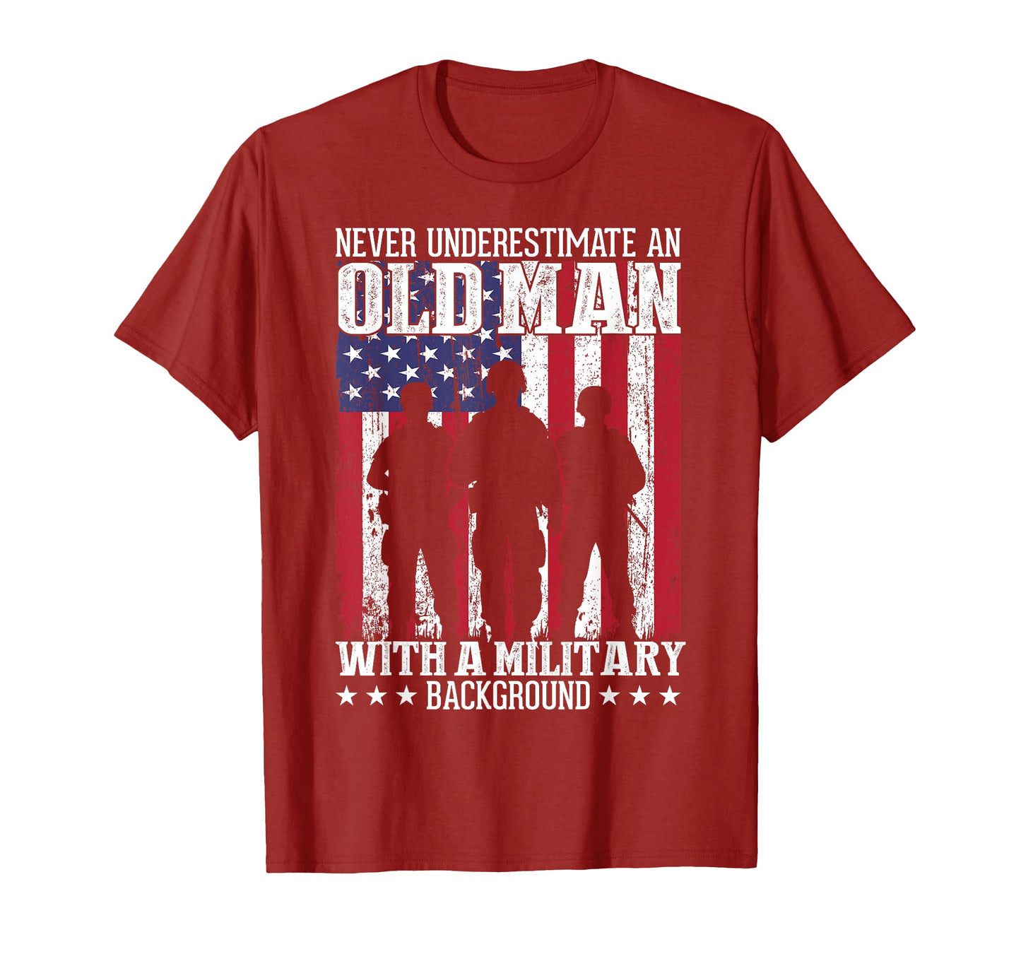 Veteran Old Man USA Veterans Day US Army America Veteran T-Shirt