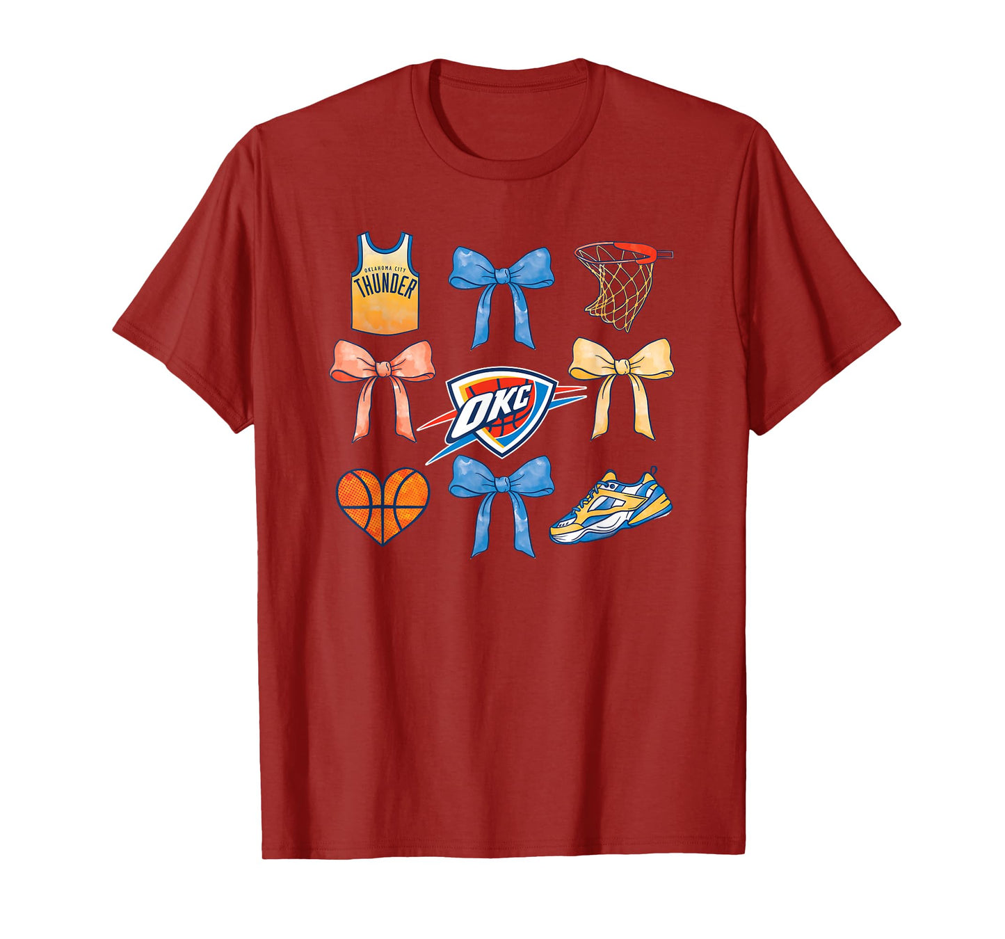 NBA Oklahoma City Thunder Bow Grid T-Shirt