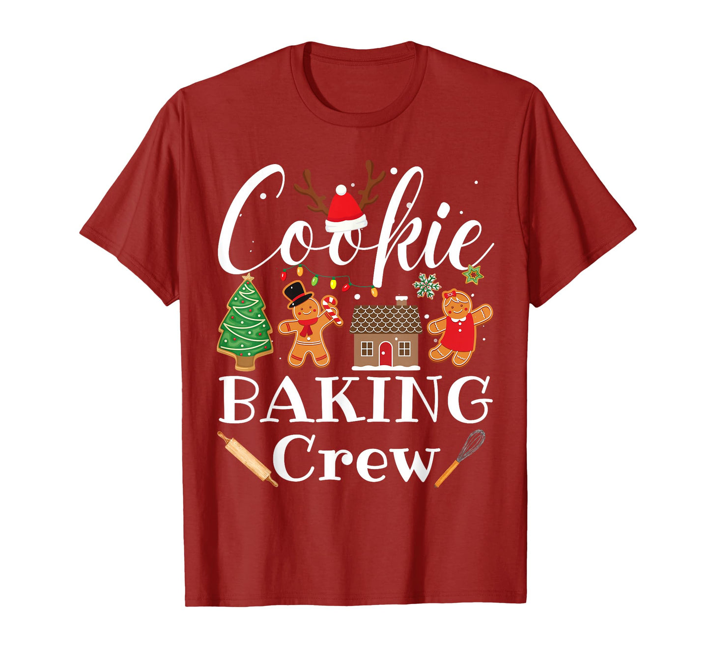 Christmas Cookie Baking Crew Family Baking Team Funny Cookie T-Shirt