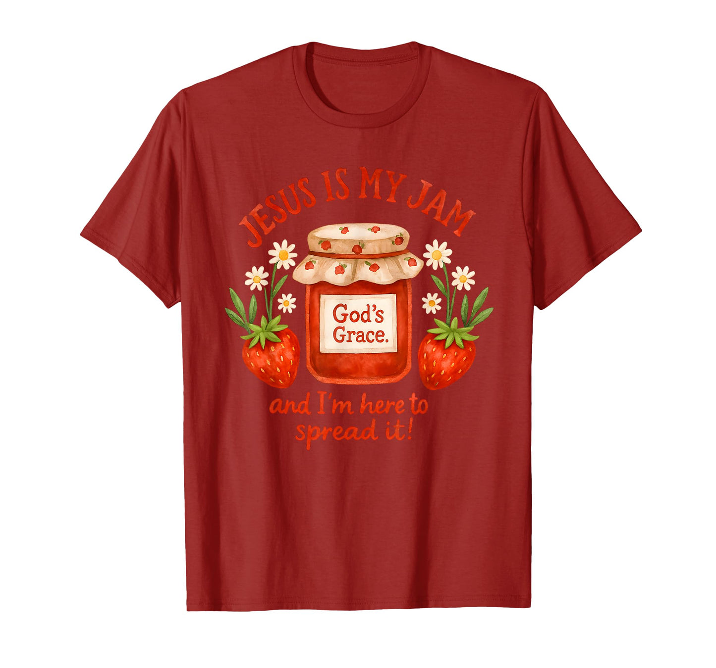 Jesus is My Jam Christian Faith Design T-Shirt