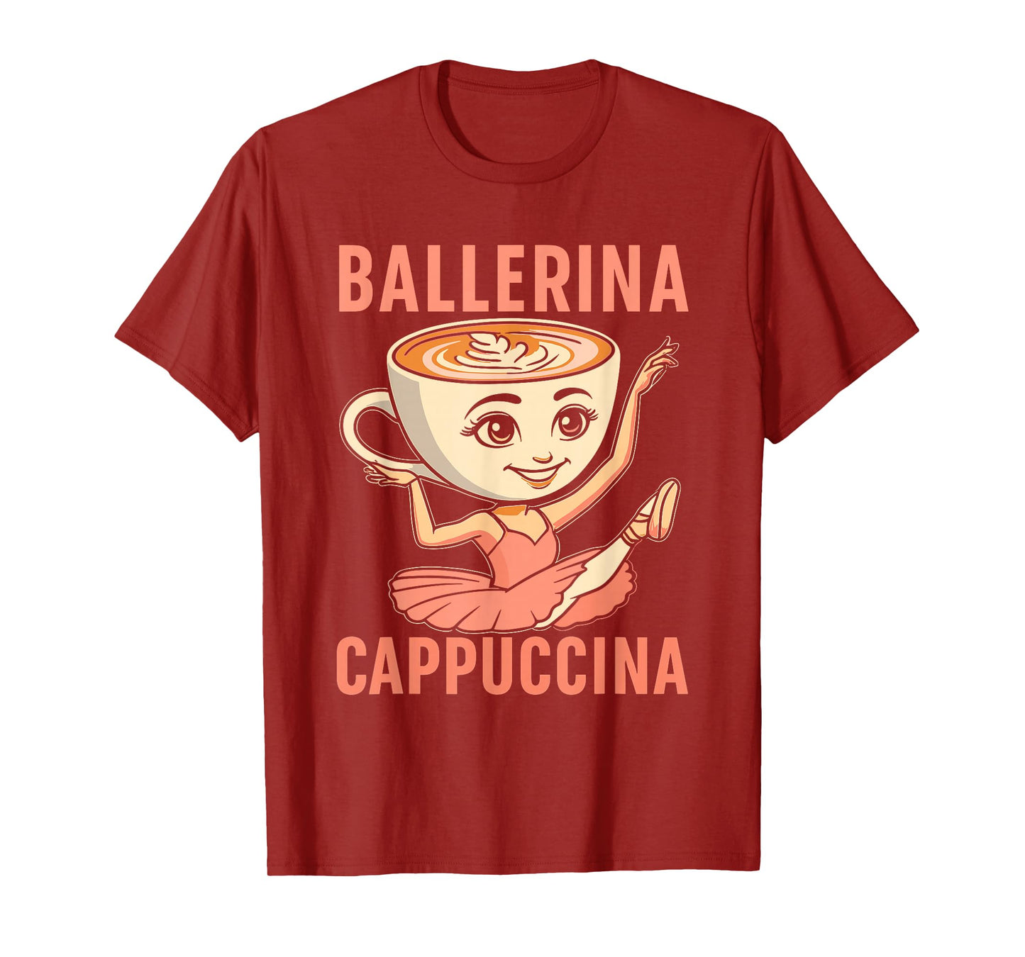 Italian Brainrot Ballerina Cappuccina, Funny Brain Rot Meme T-Shirt