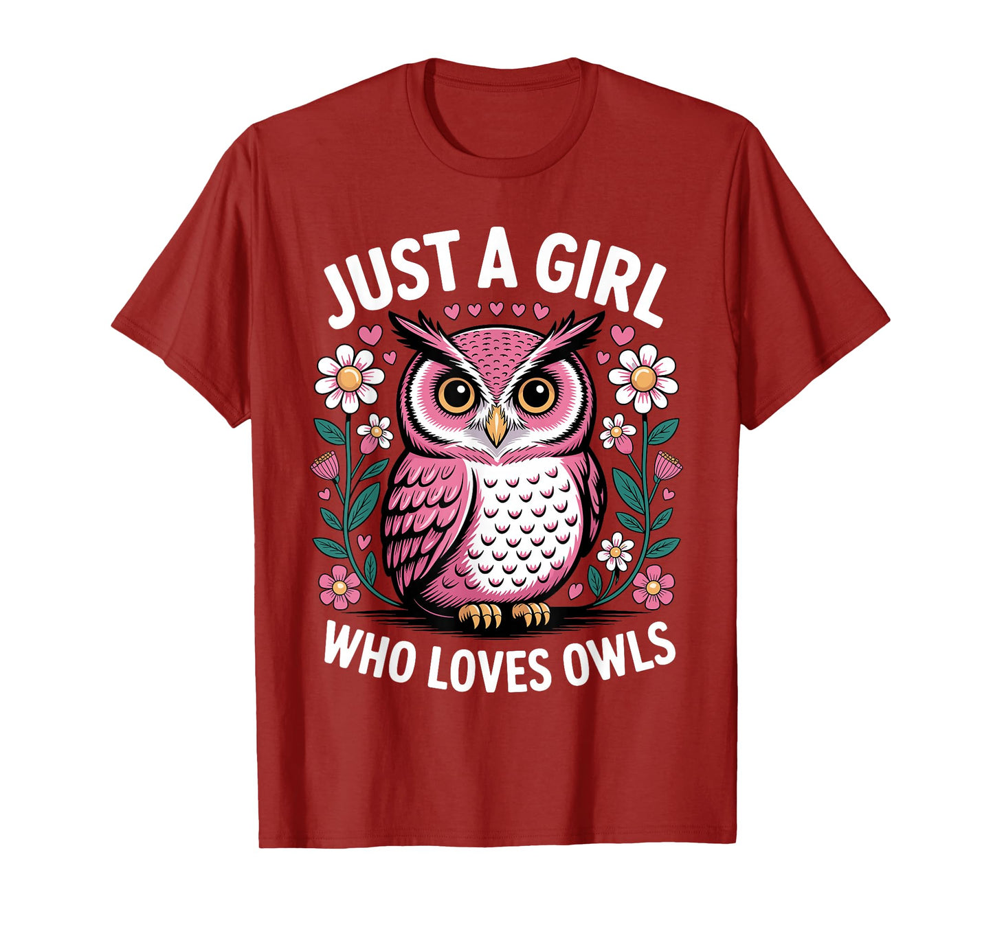 Cute Owl Costume for Women Girls Kids Bird Animal Owl Lover T-Shirt
