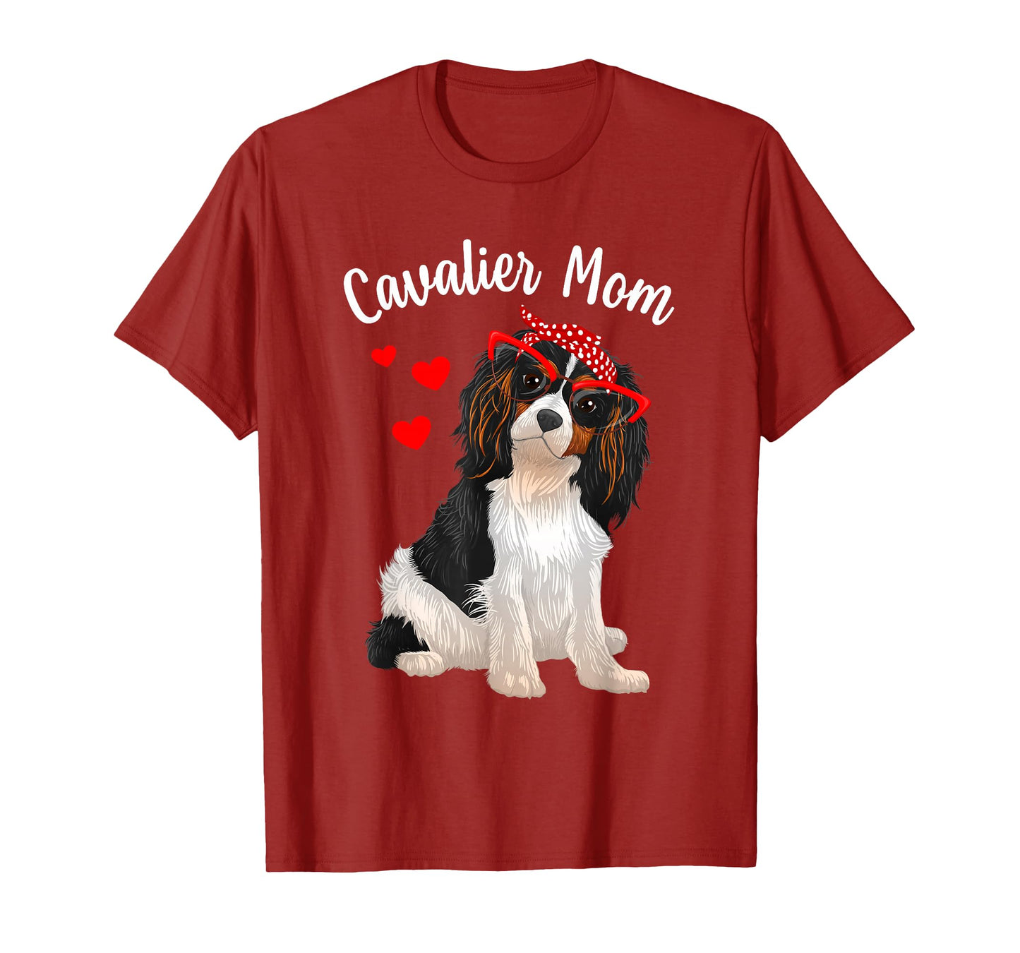 Cavalier King Charles Art For Women Mom Cavalier Spaniel T-Shirt