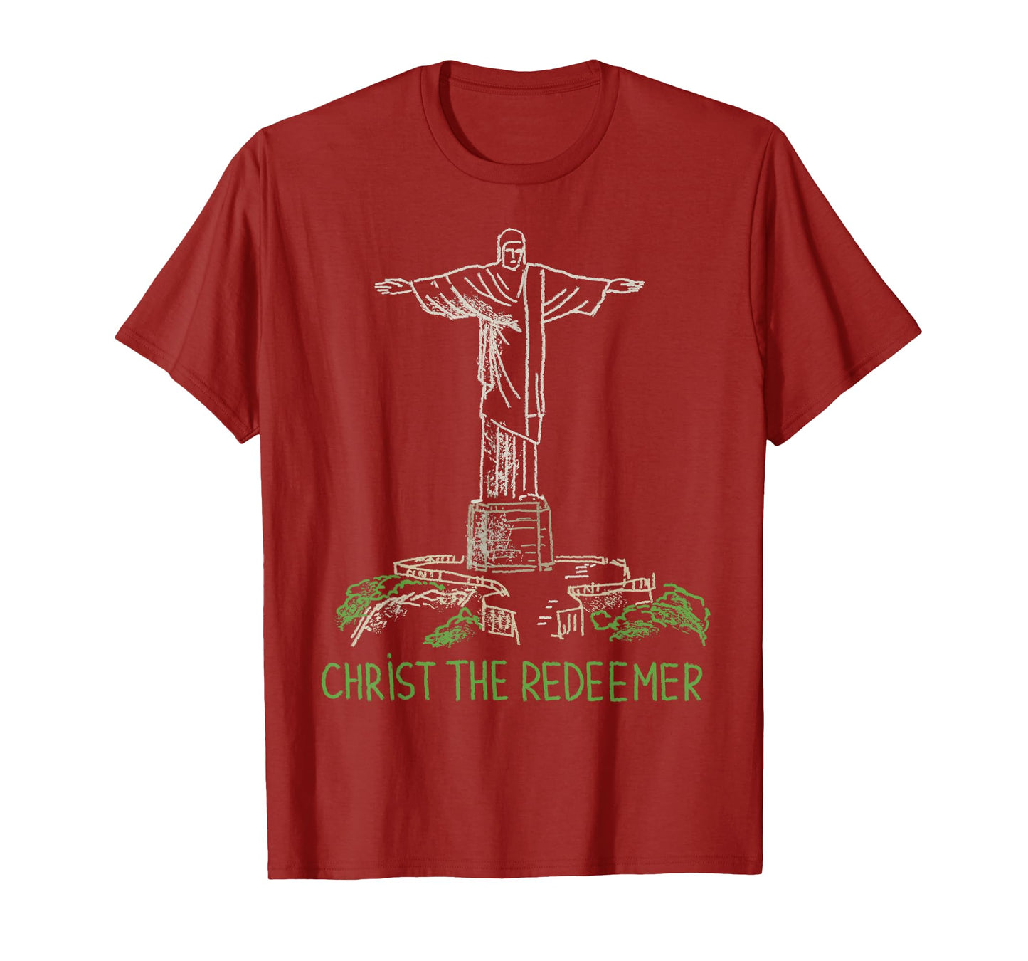 Christ the Redeemer T-shirt Tee T Shirt Tshirt