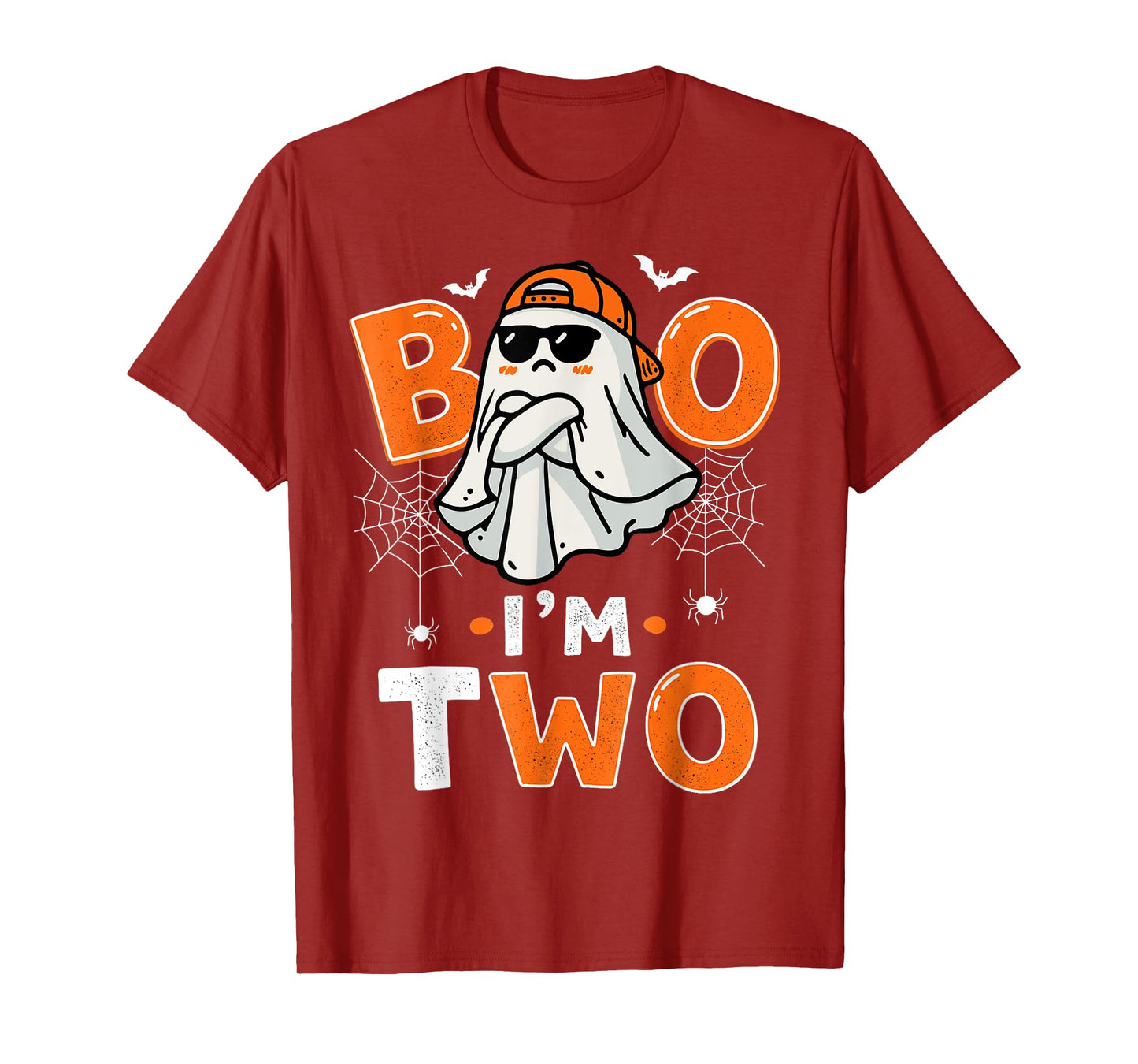 Boo I'm Two Birthday Halloween Boys Kids T-Shirt