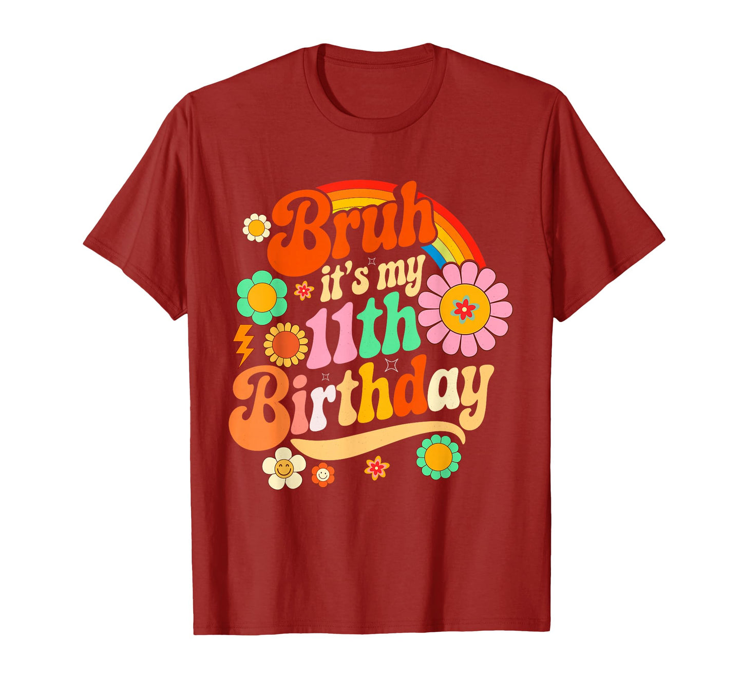 Cute Eleven Years Old Birthday Boys & Girls Party Apparel T-Shirt