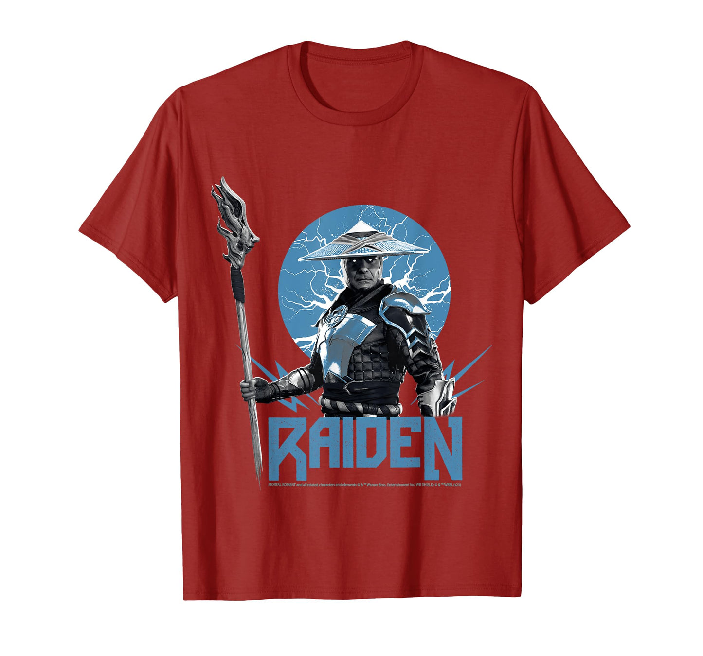 Raiden Mortal Combat Merch Lightning T-Shirt