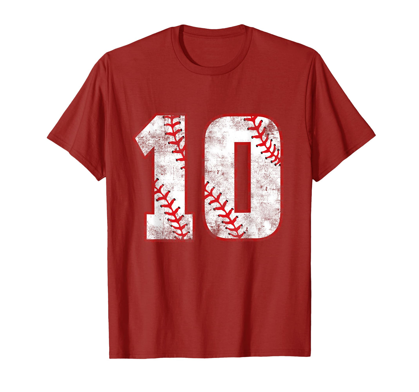 Baseball 10 Jersey 10th Birthday Gifts 10 Year Old Boys Kids T-Shirt
