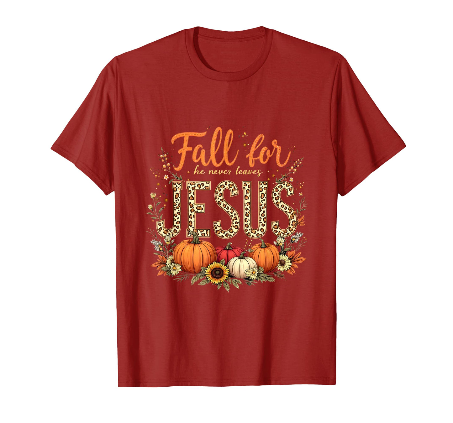 Thanksgiving Autumn Jesus My Favourite Season Fall Christian T-Shirt