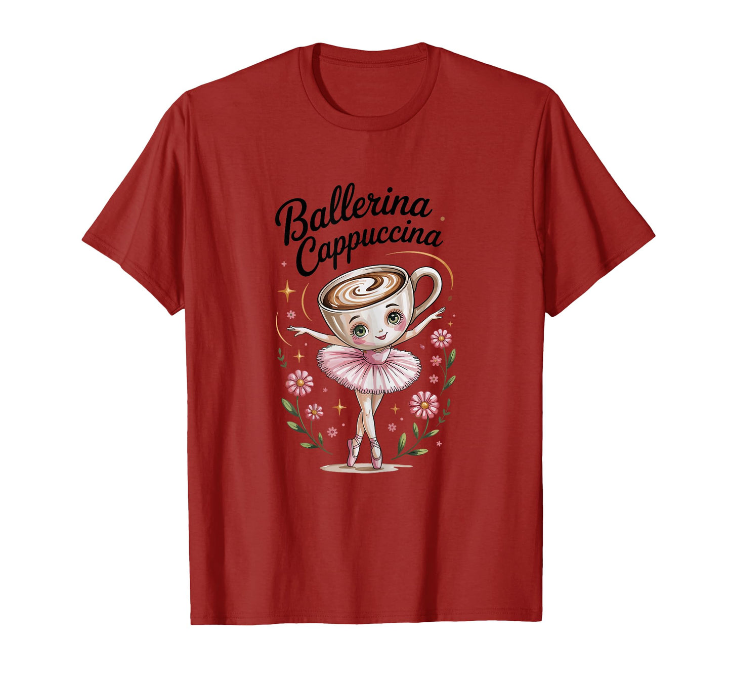 Kids Meme Cappuccino Italian Brainrot Ballerina Cappuccina T-Shirt