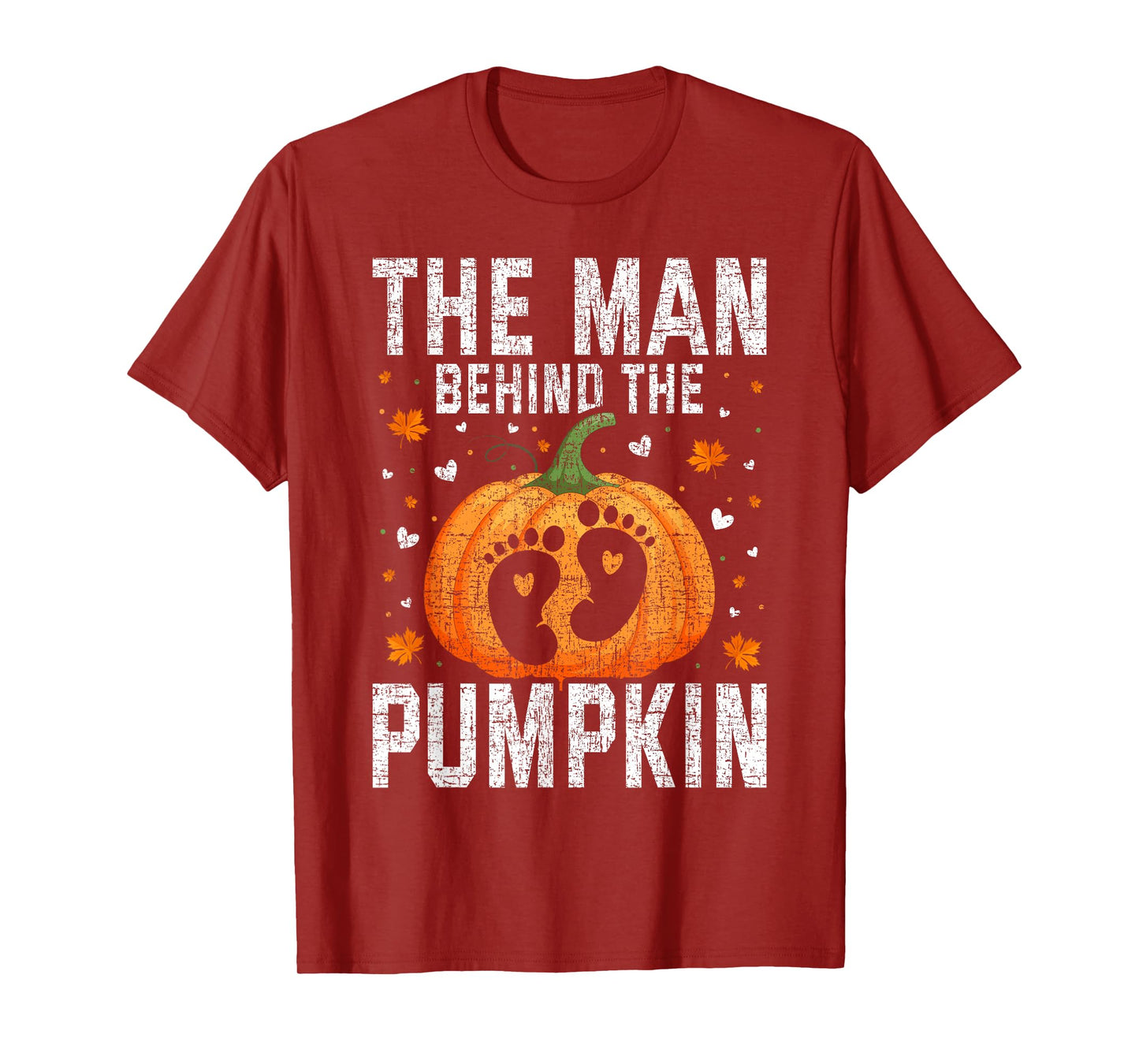 Pregnant Thanksgiving Costume for Dad Expecting Lil Pumpkin T-Shirt