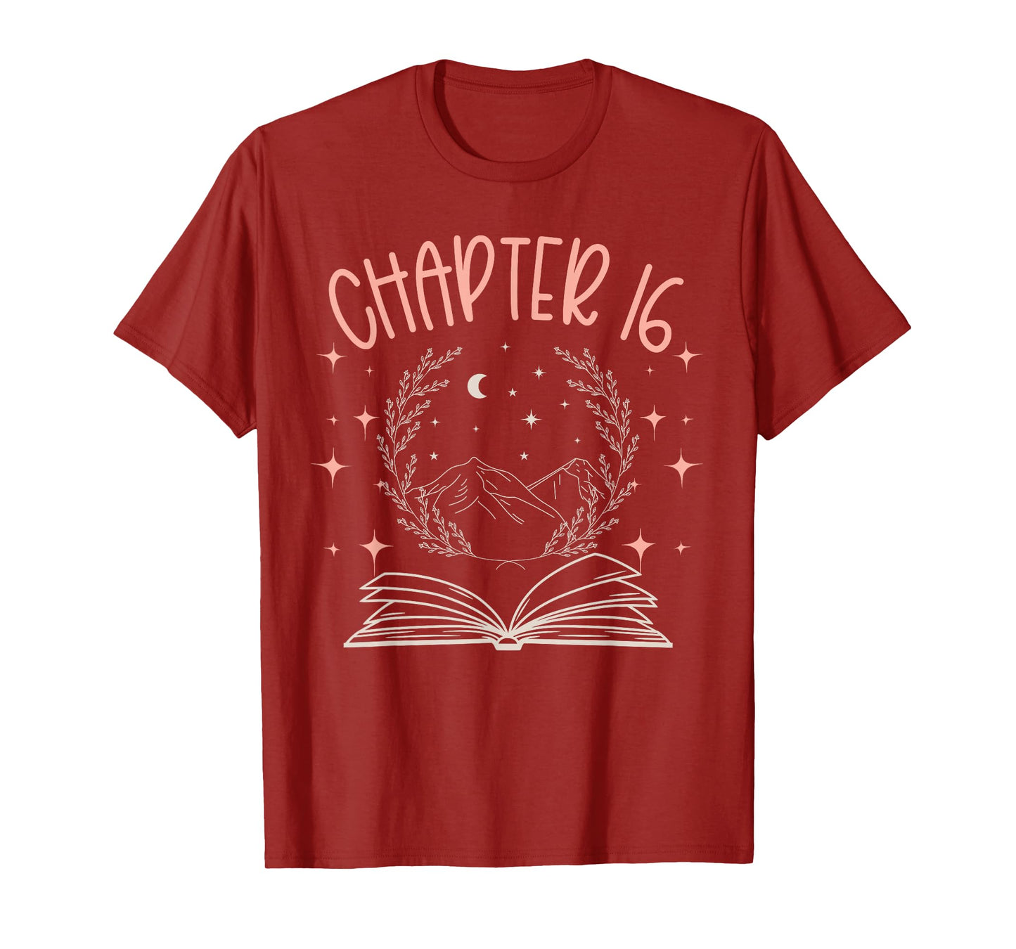 16th Birthday Girls Book Lovers Chapter 16 Its My Birthday T-Shirt