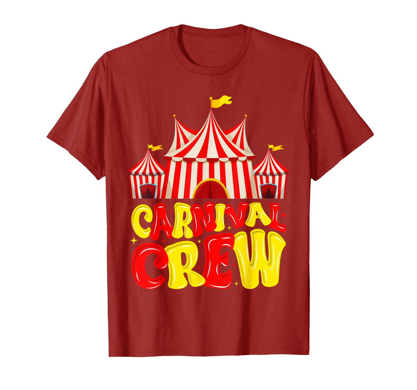 Carnival Crew Funny Circus Staff Costume Circus Theme Party T-Shirt