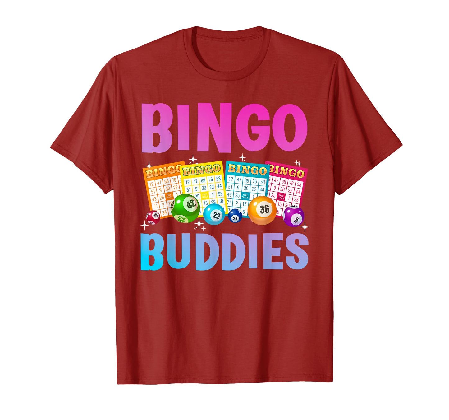 Bingo Buddies Design For Men Women Bingo Lover Bingo Player T-Shirt