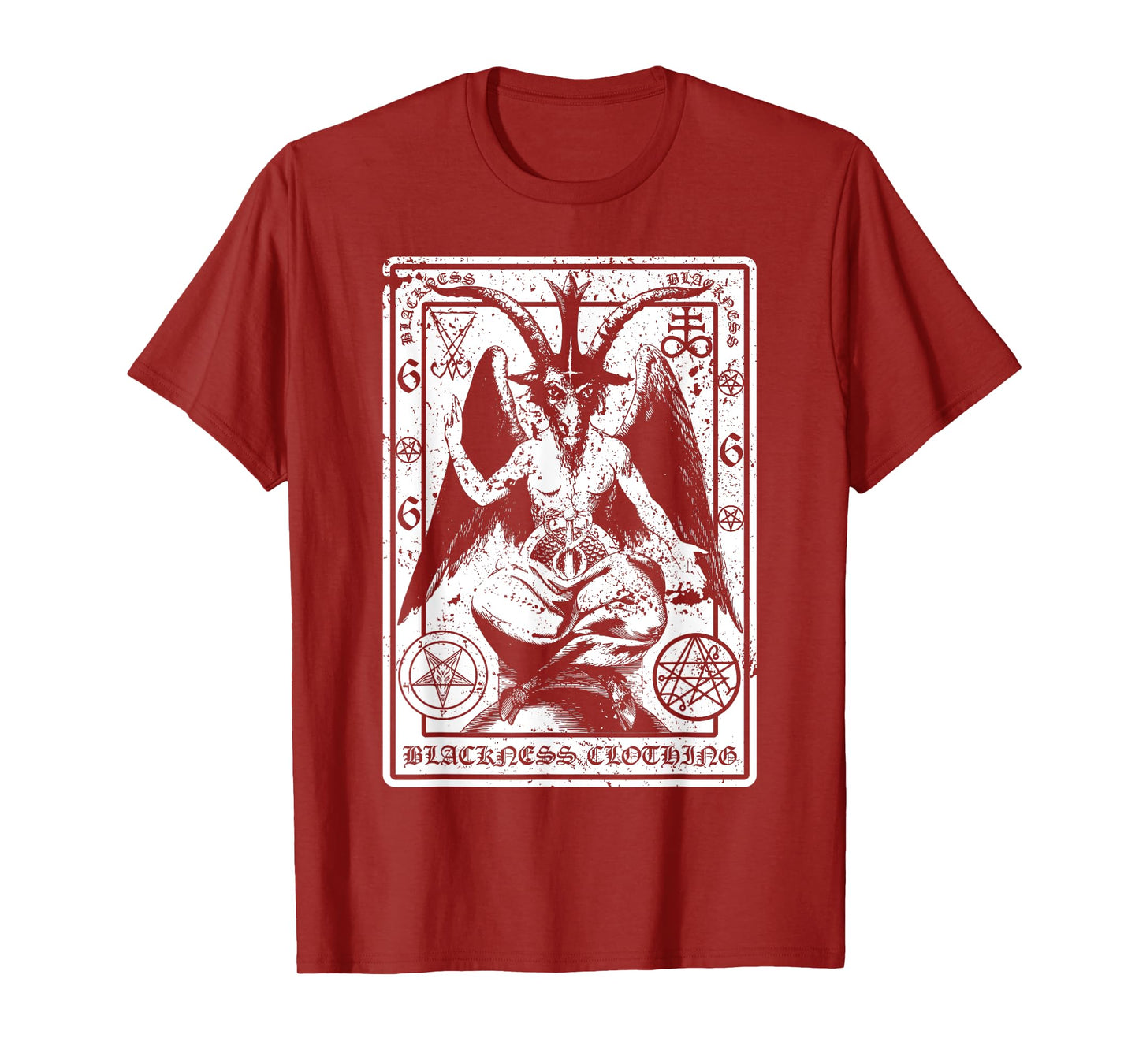 Baphomet Shirt | Satanic Dark Art Evil 666 T-Shirt T-Shirt