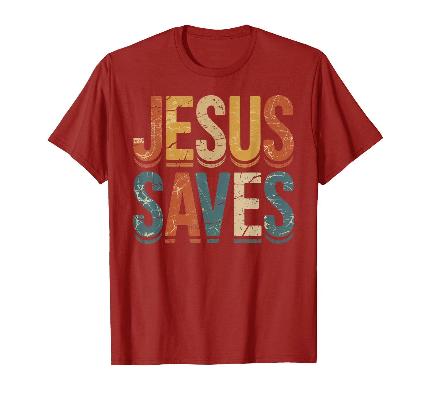 Jesus Saves Cross Christian Religious Faith Mens T-Shirt