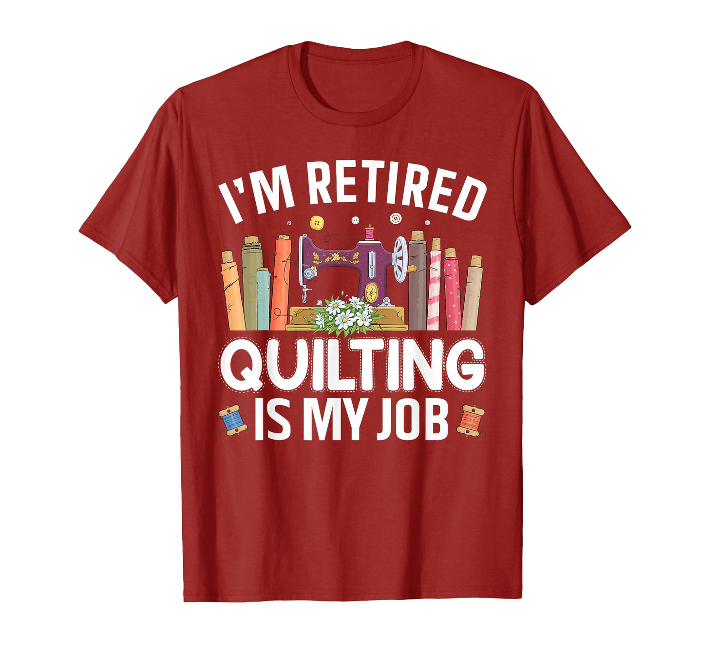 Cool Quilting Art For Women Mom Grandma Stitch Sewer Quilter T-Shirt